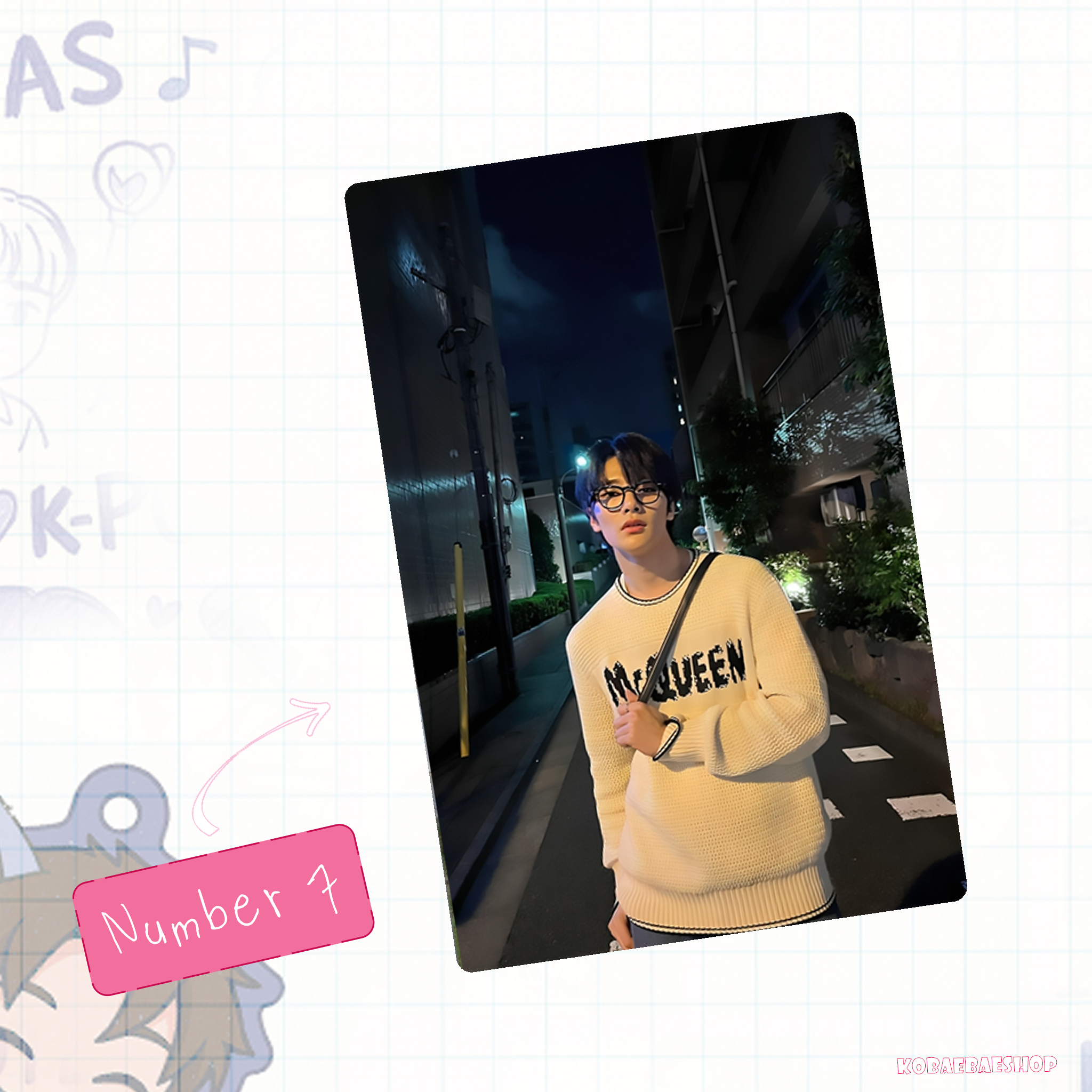 Date with My Bias - Innie Instant-Style Fanmade Photo Print