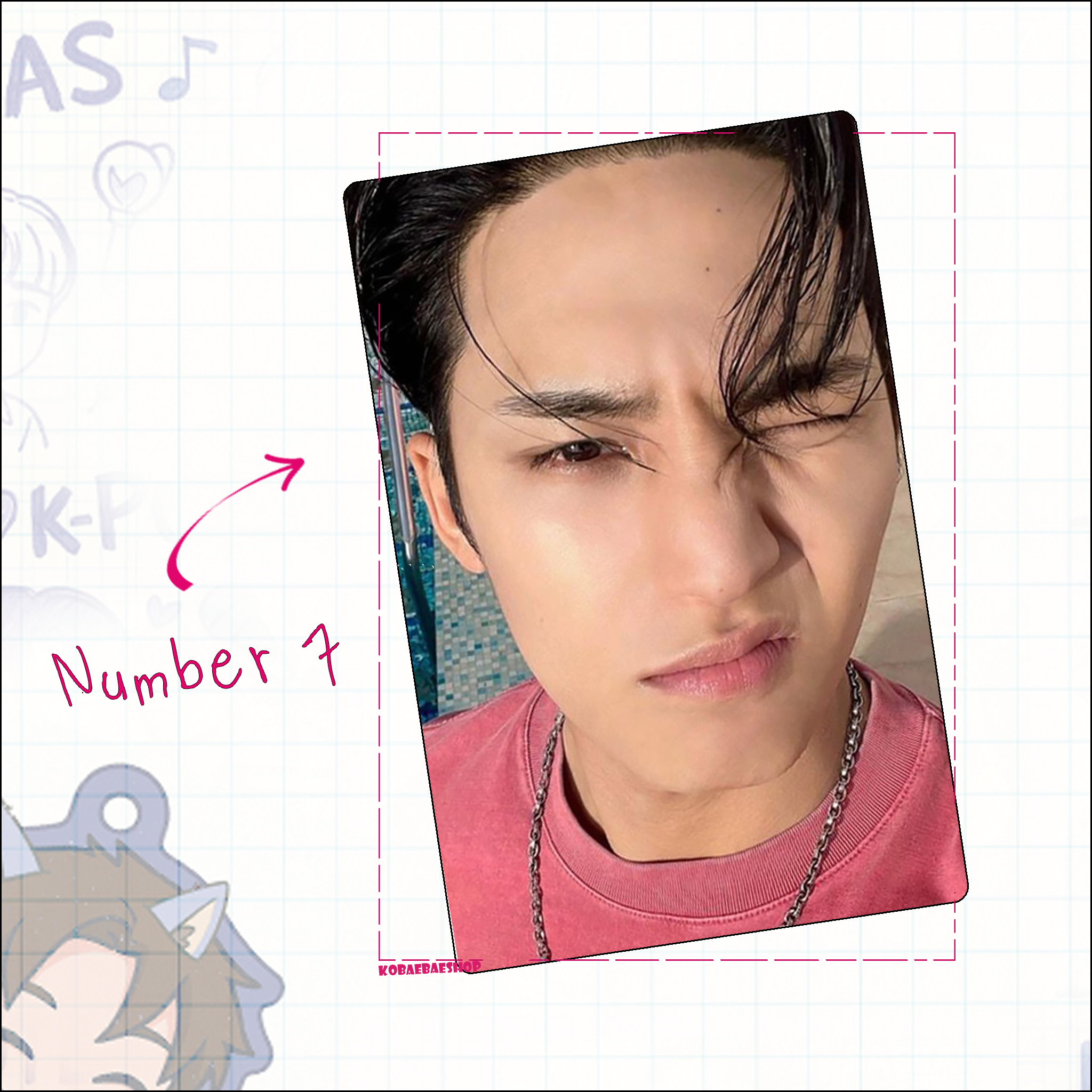 Svt - Gyu Handmade photocards kpop inspired - Bias Set 1