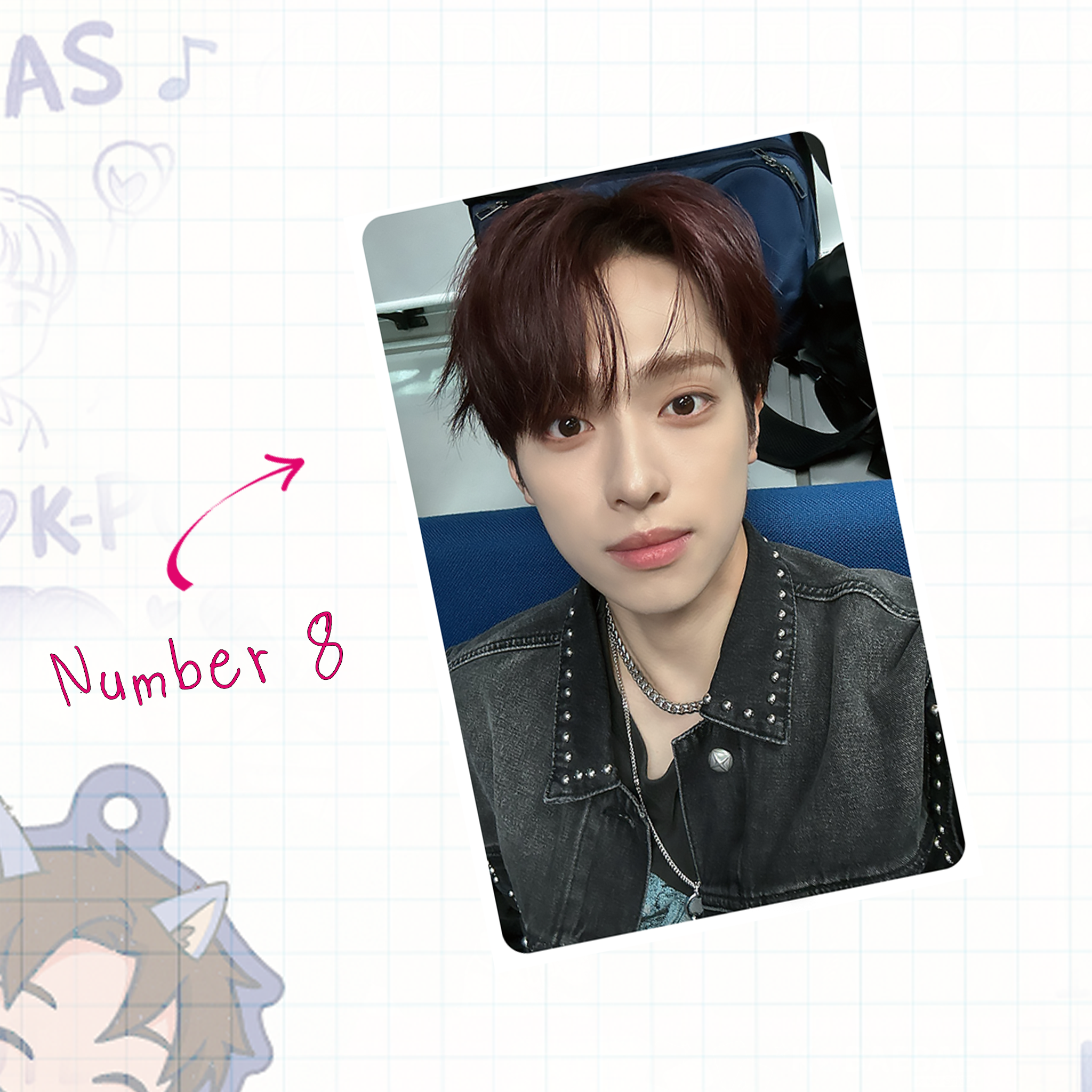 XHR - Gao handmade photocards kpop inspired - Set 1