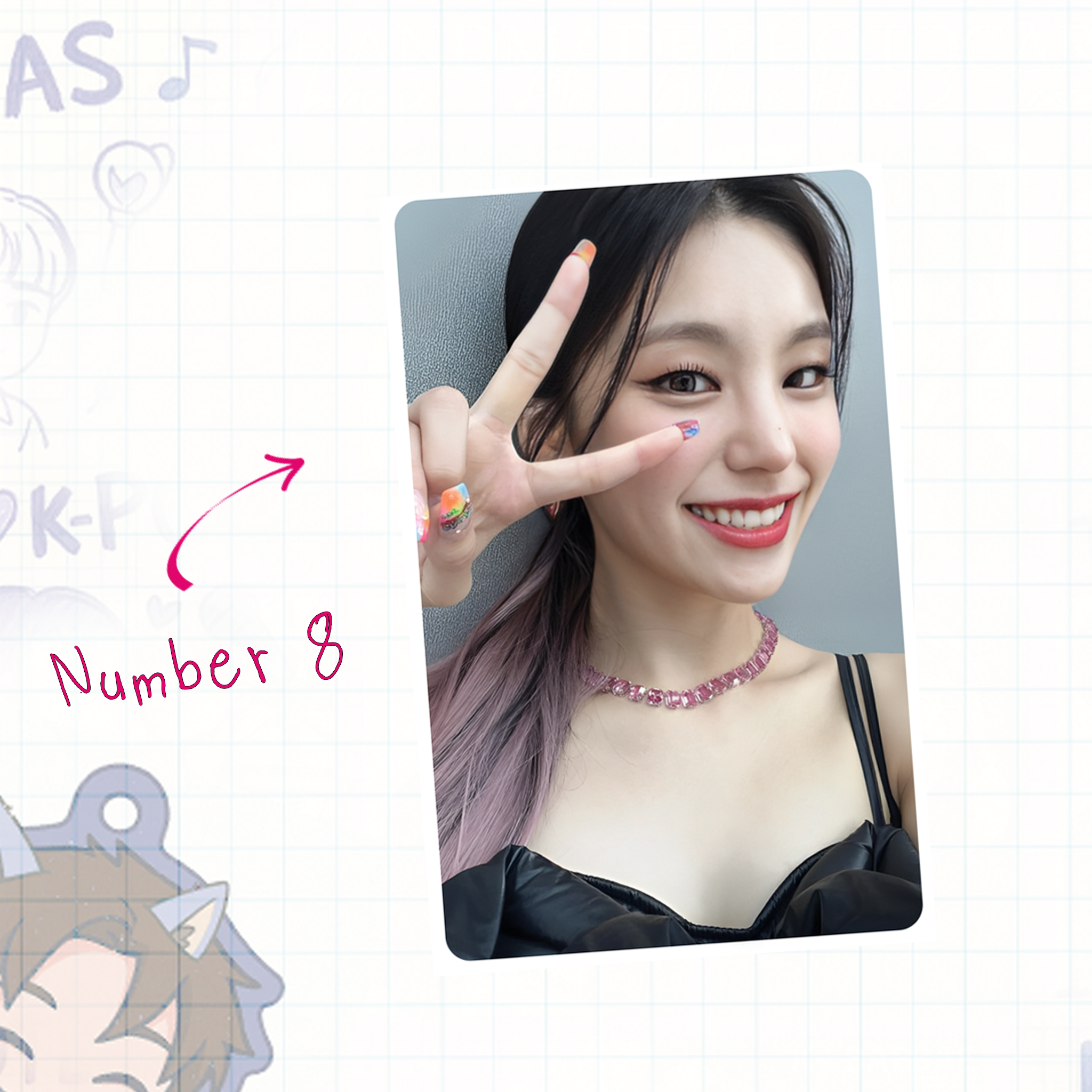 Itz - Ye handmade photocards kpop inspired - Set 1