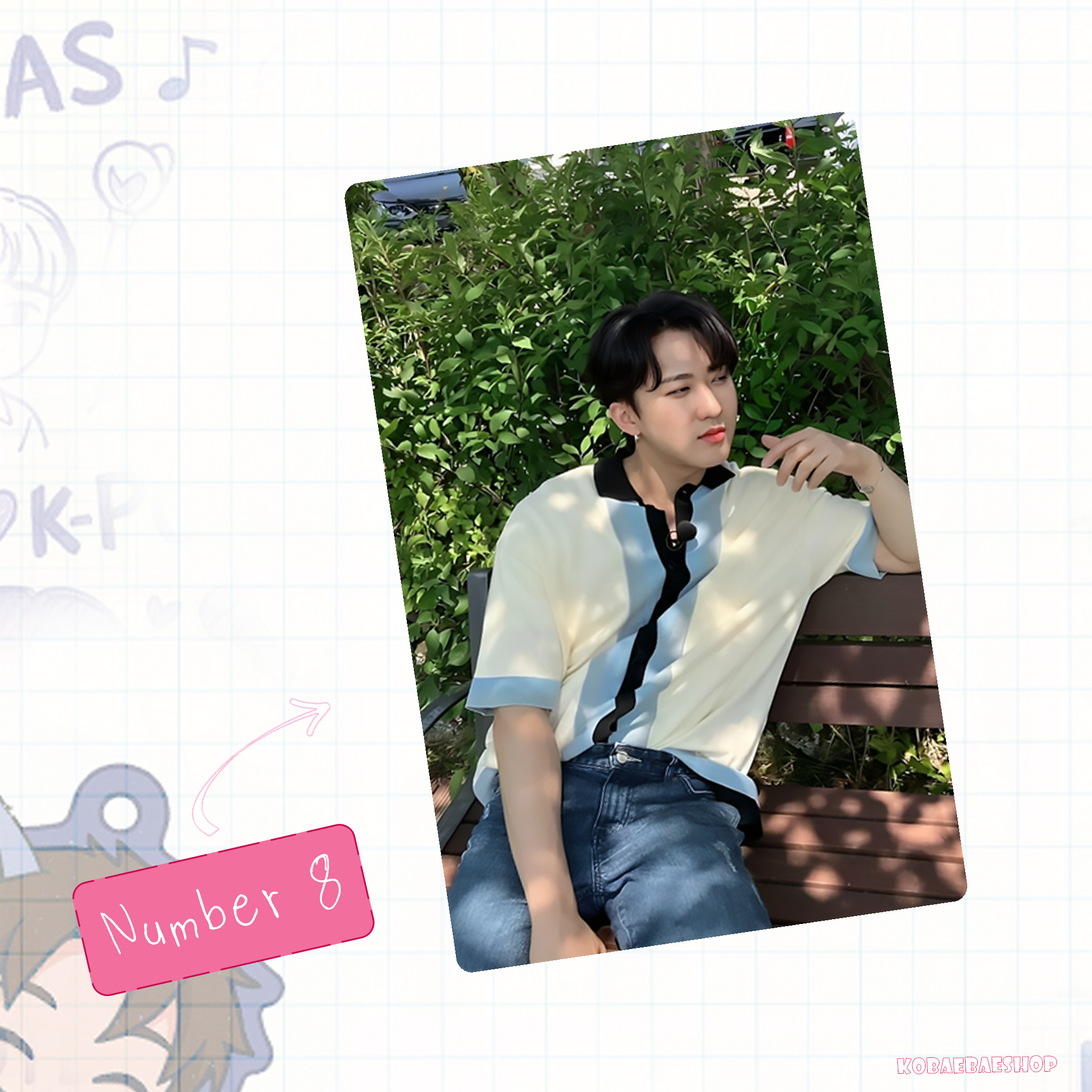 Date with My Bias - Binnie Instant-Style Fanmade Photo Print