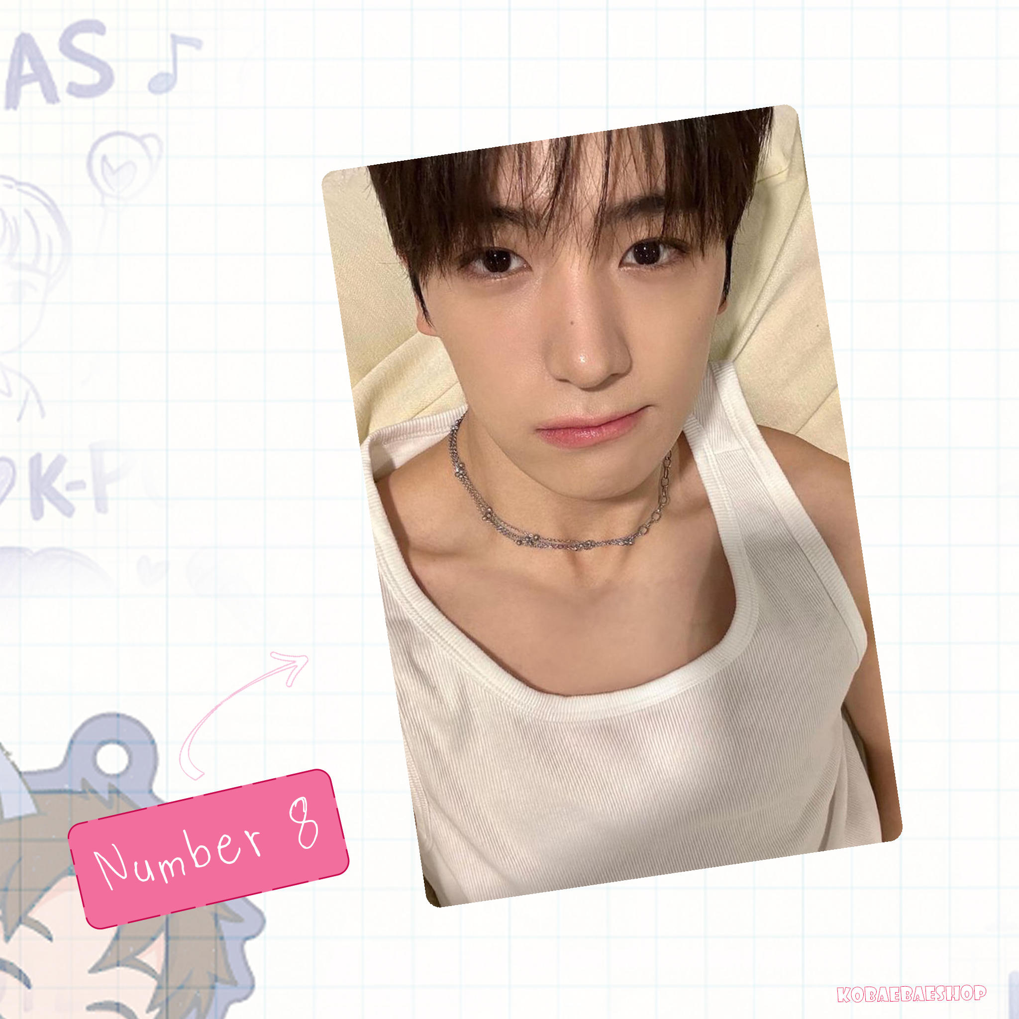 The Boyz - Hyunjae handmade photocards kpop inspired - Set 1