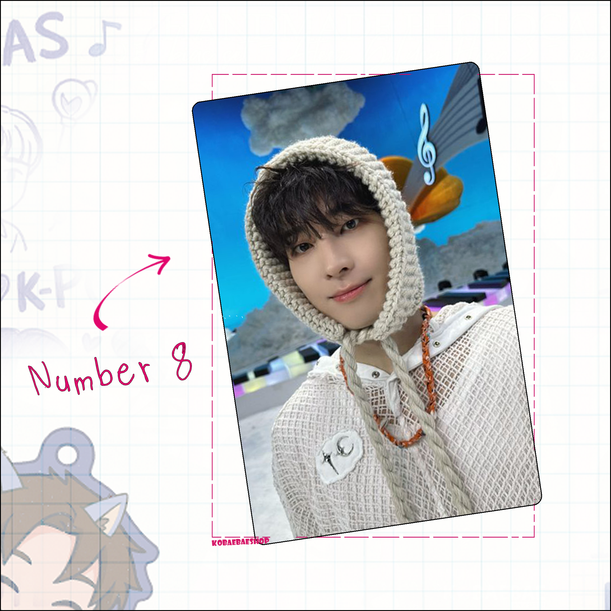 Svt - Wonwoo Handmade photocards kpop inspired - Bias Set 1