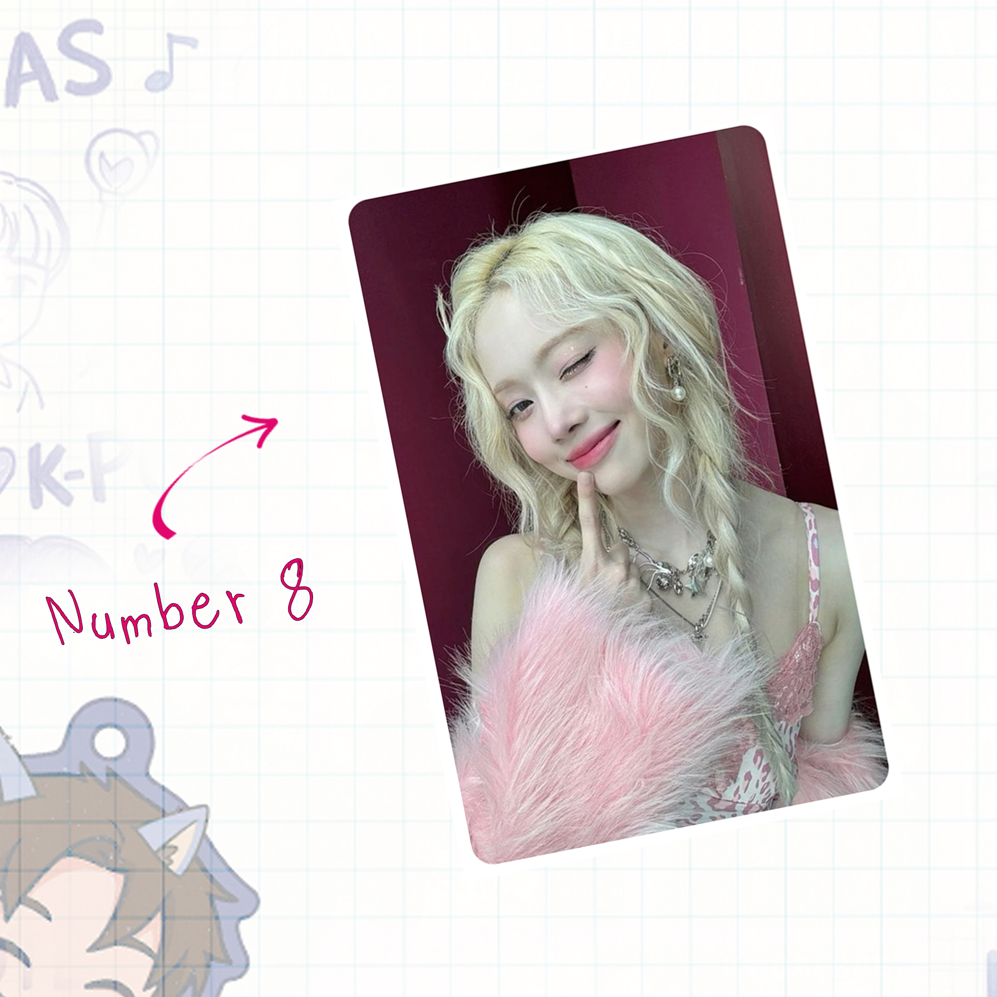 Aesp - Winnie handmade photocards kpop inspired - Set 1