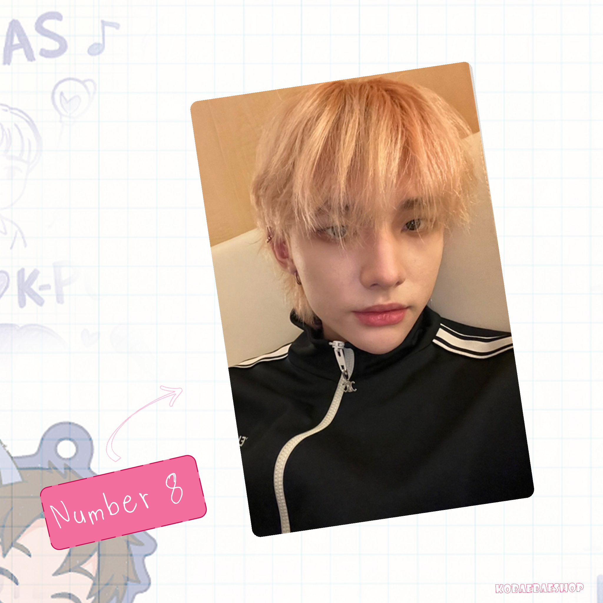 Skz - Hyune Handmade photocards kpop inspired - Bias set 4