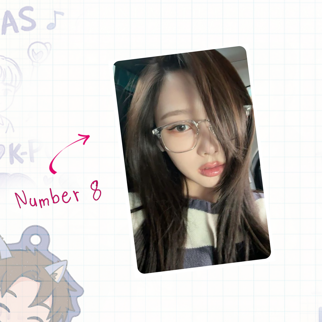 Aesp - Gigi handmade photocards kpop inspired - Set 1