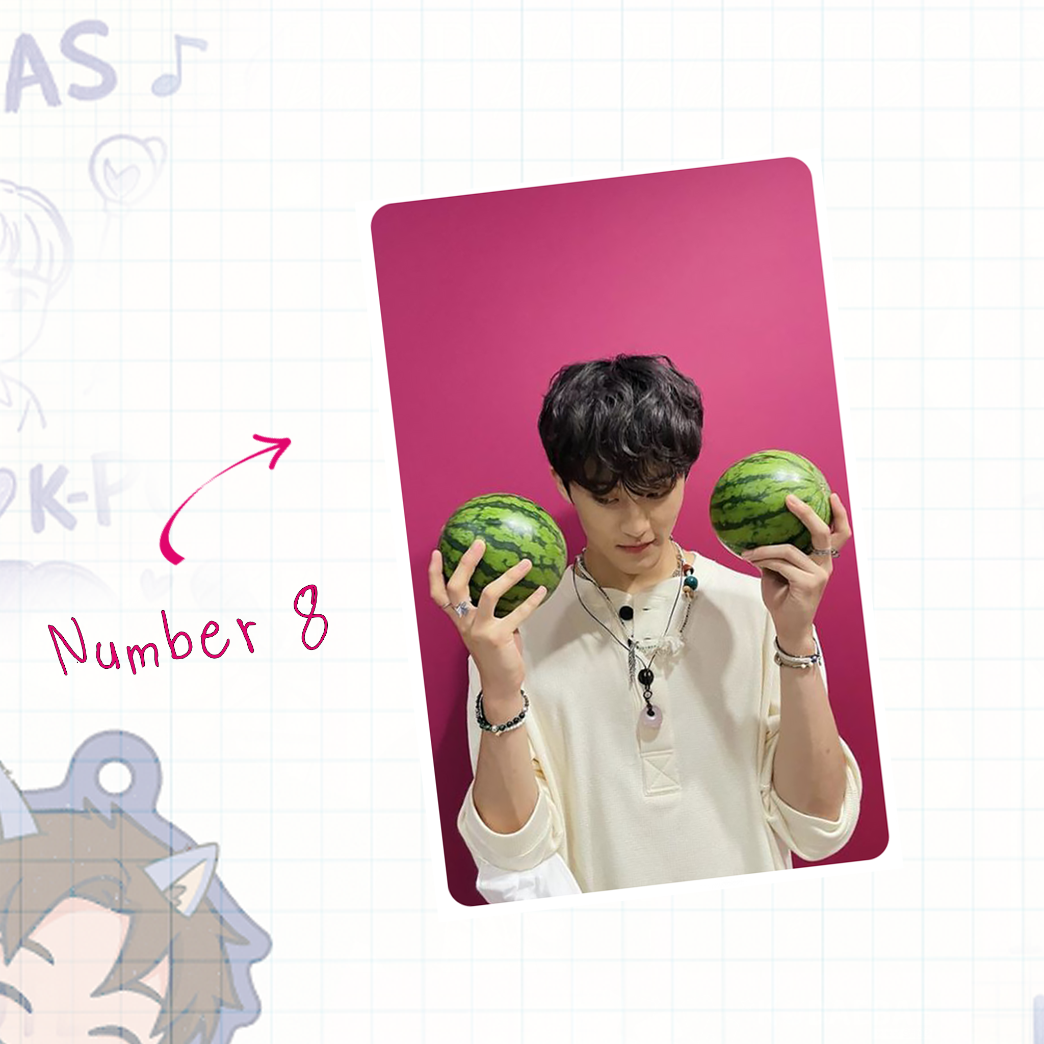 NeoUnit - Markie handmade photocards kpop inspired - Set 1