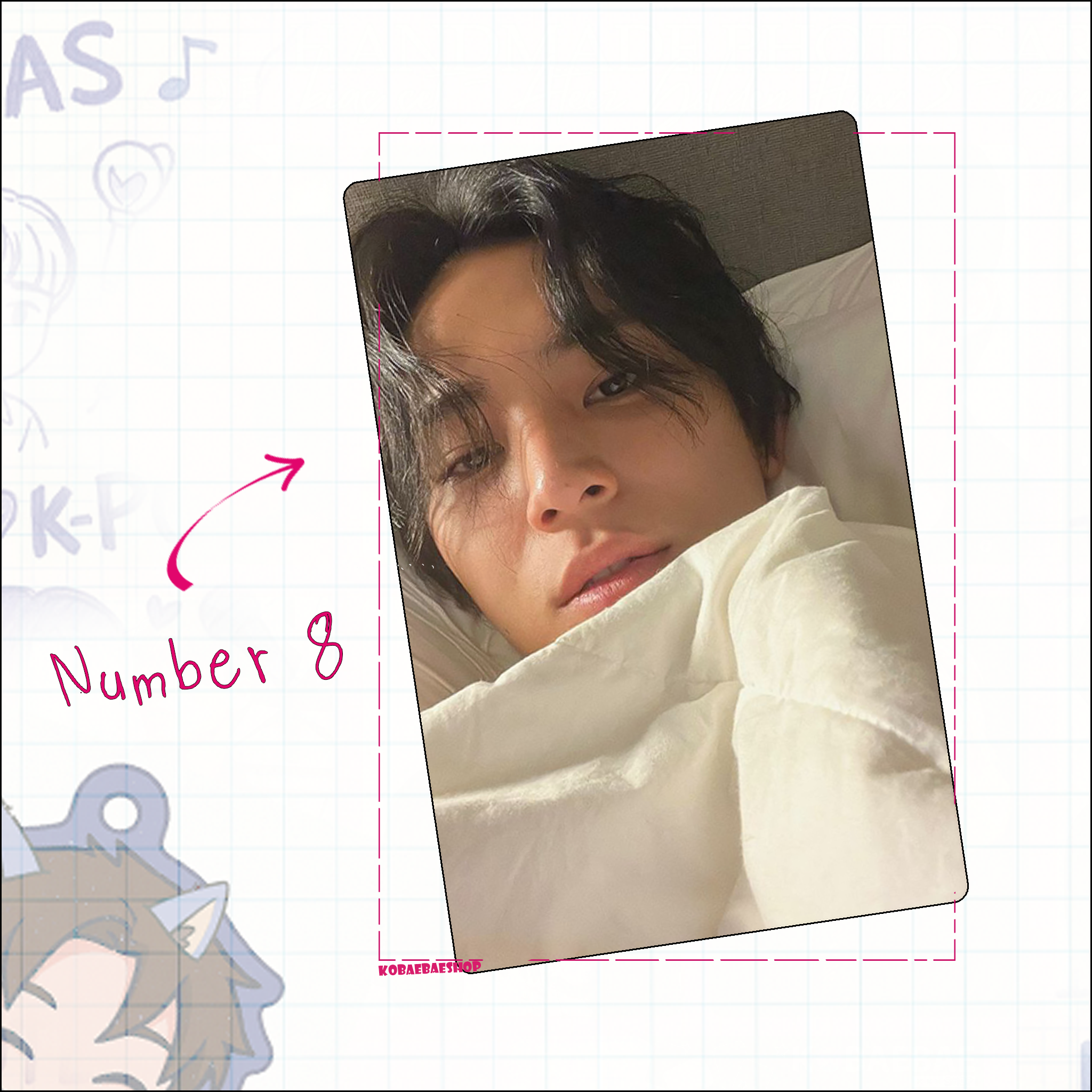 Svt - Gyu Handmade photocards kpop inspired - Bias Set 1