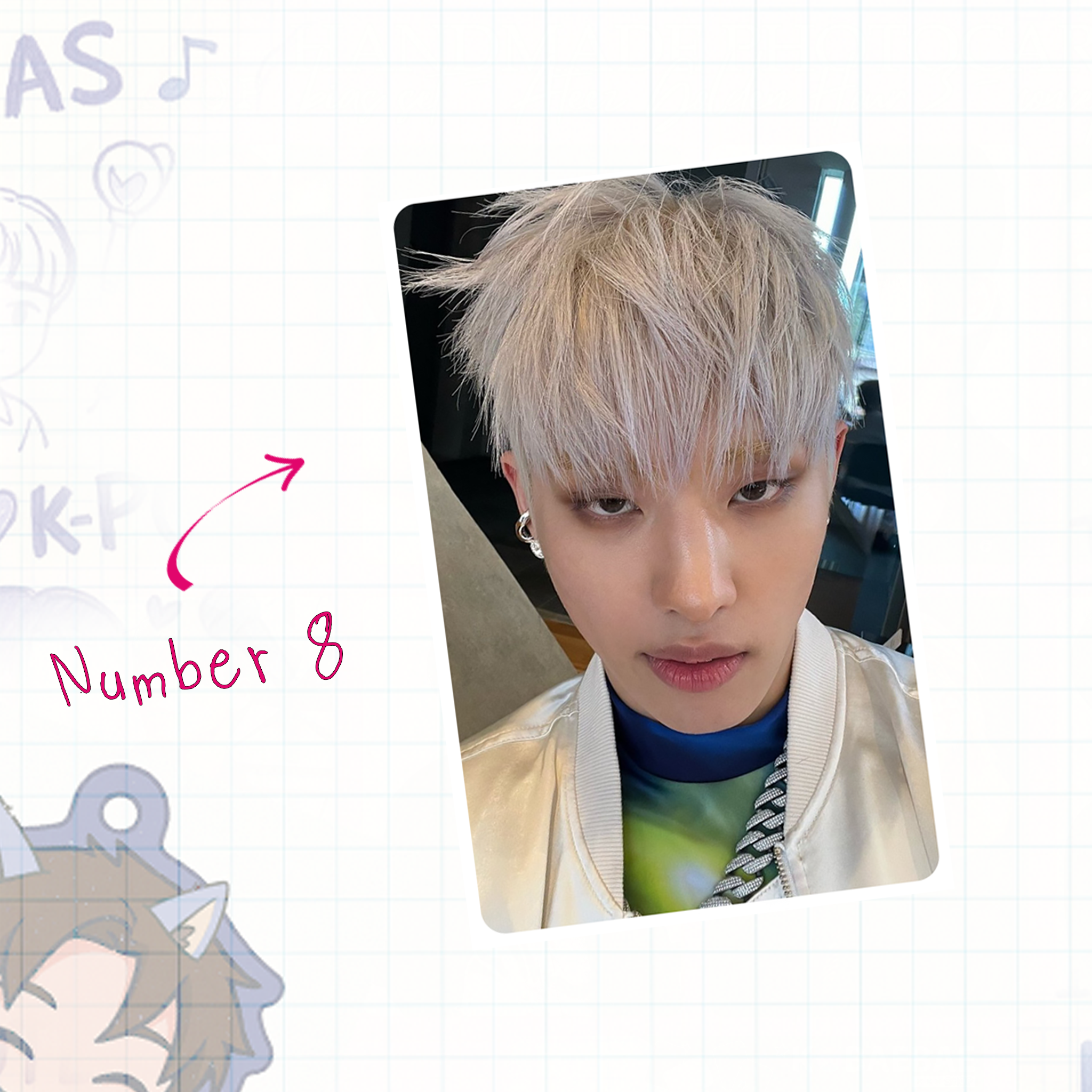 P1H - Kyo handmade photocards kpop inspired - Set 1