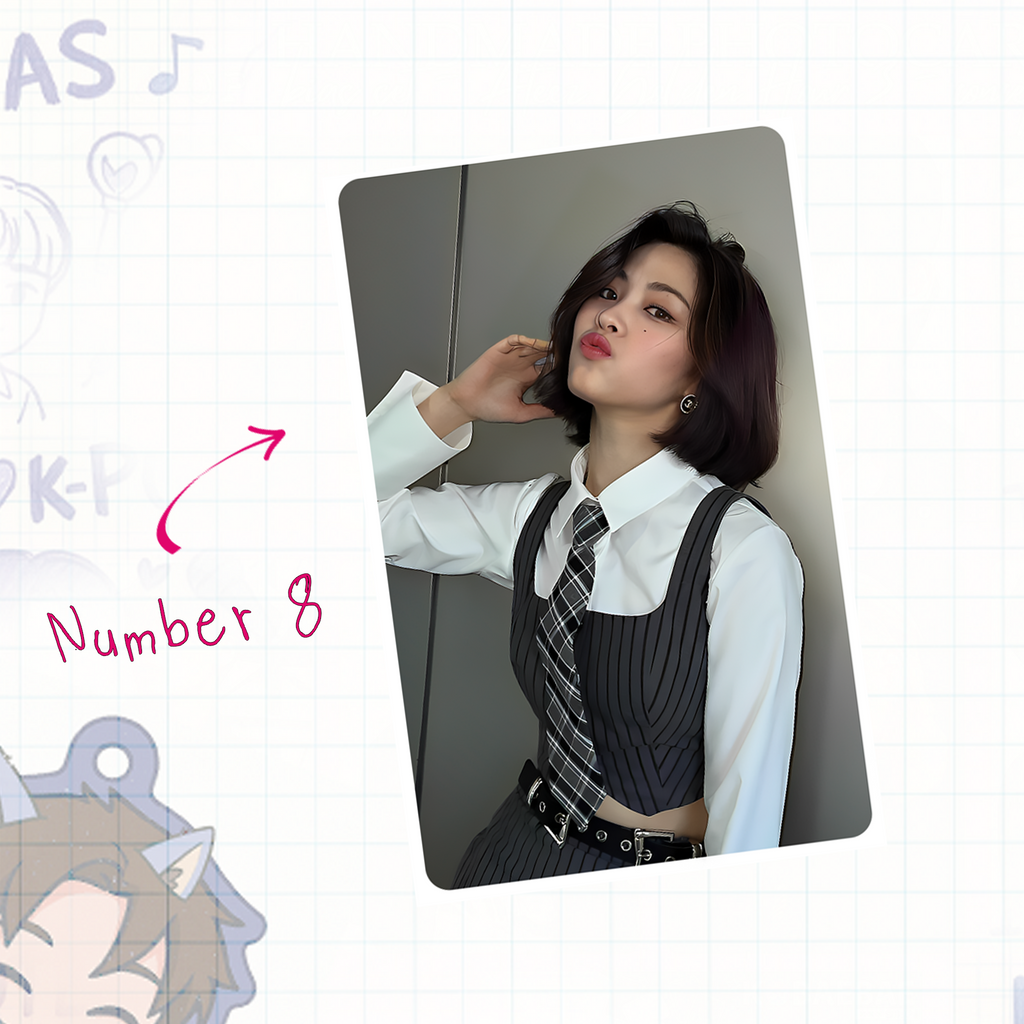 Itz - Ryu handmade photocards kpop inspired - Set 1