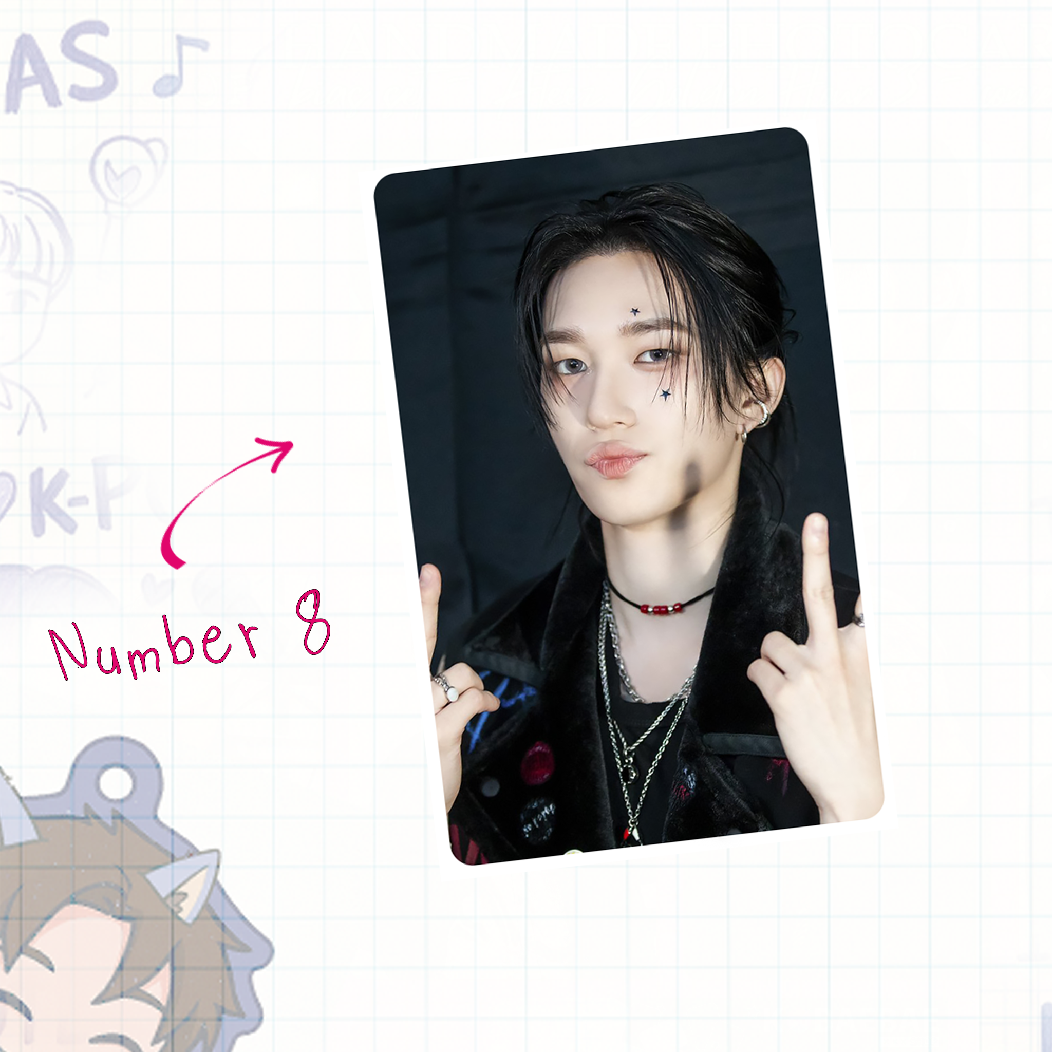 P1H - Teo handmade photocards kpop inspired - Set 1