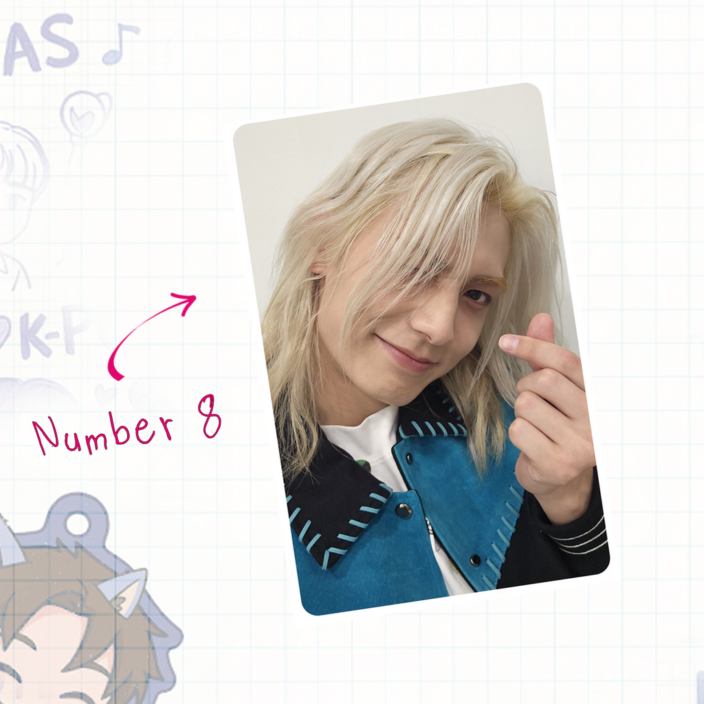XHR - Yeon handmade photocards kpop inspired - Set 1