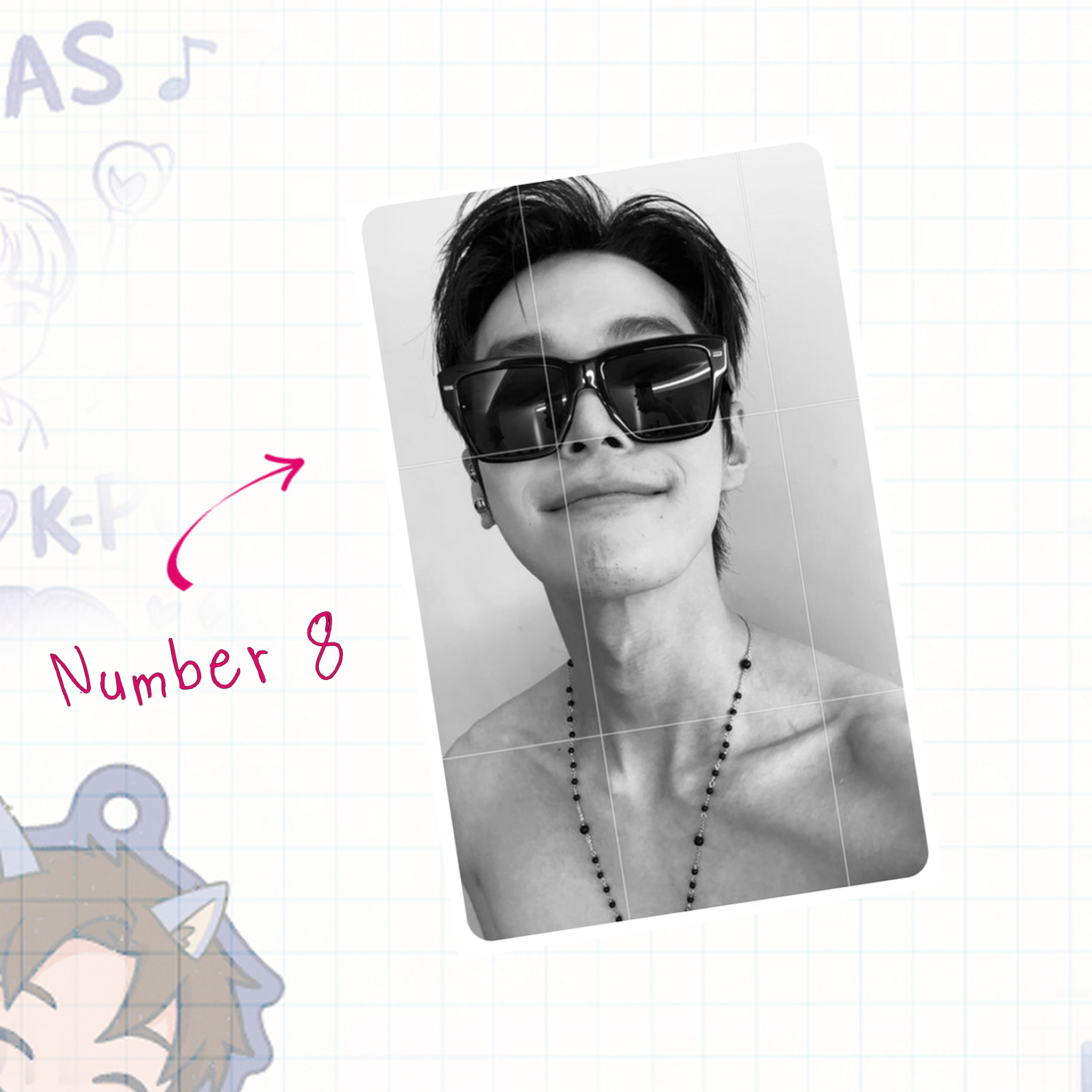 NeoUnit -  Doyo handmade photocards kpop inspired - Set 1