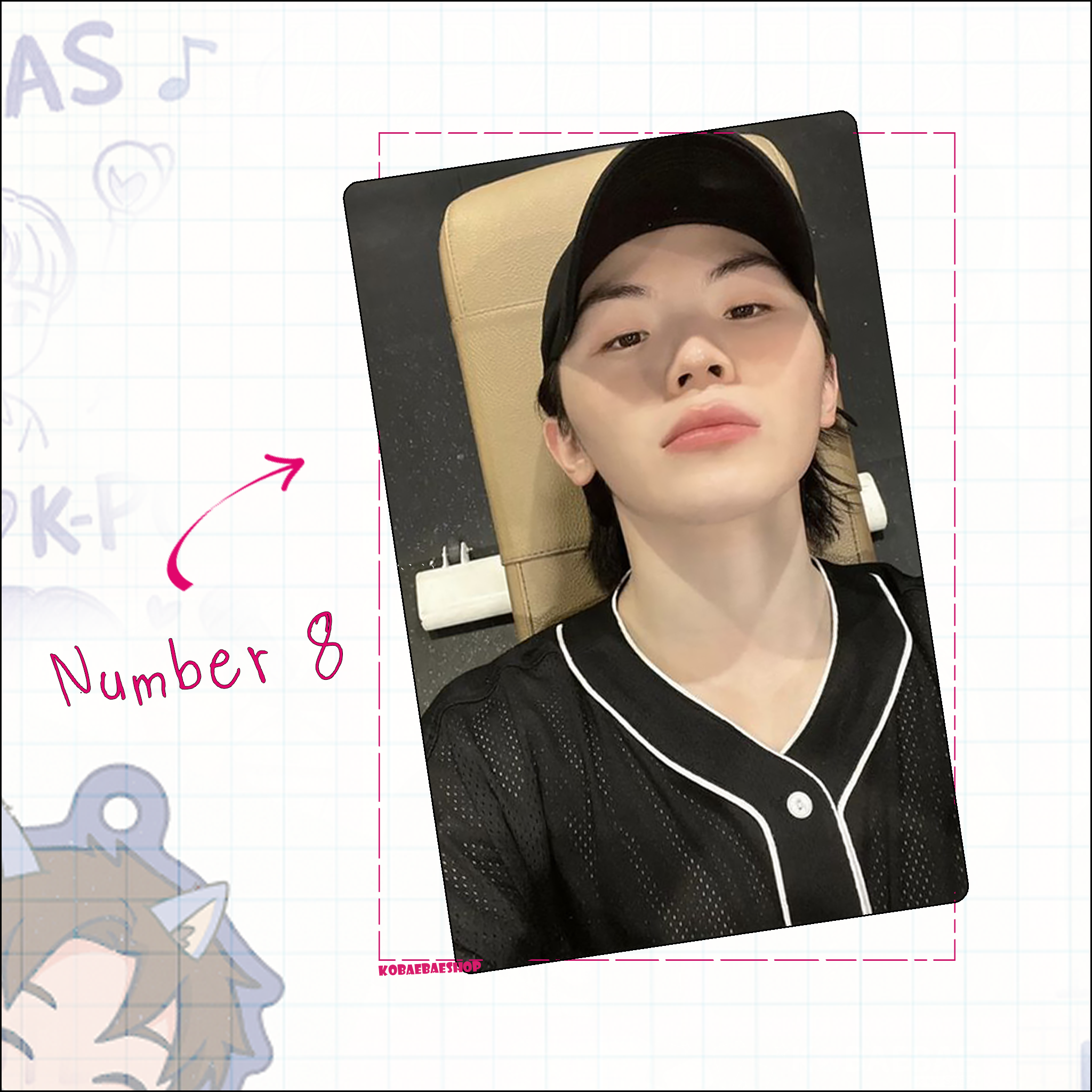 Svt - Woozi Handmade photocards kpop inspired - Bias Set 1