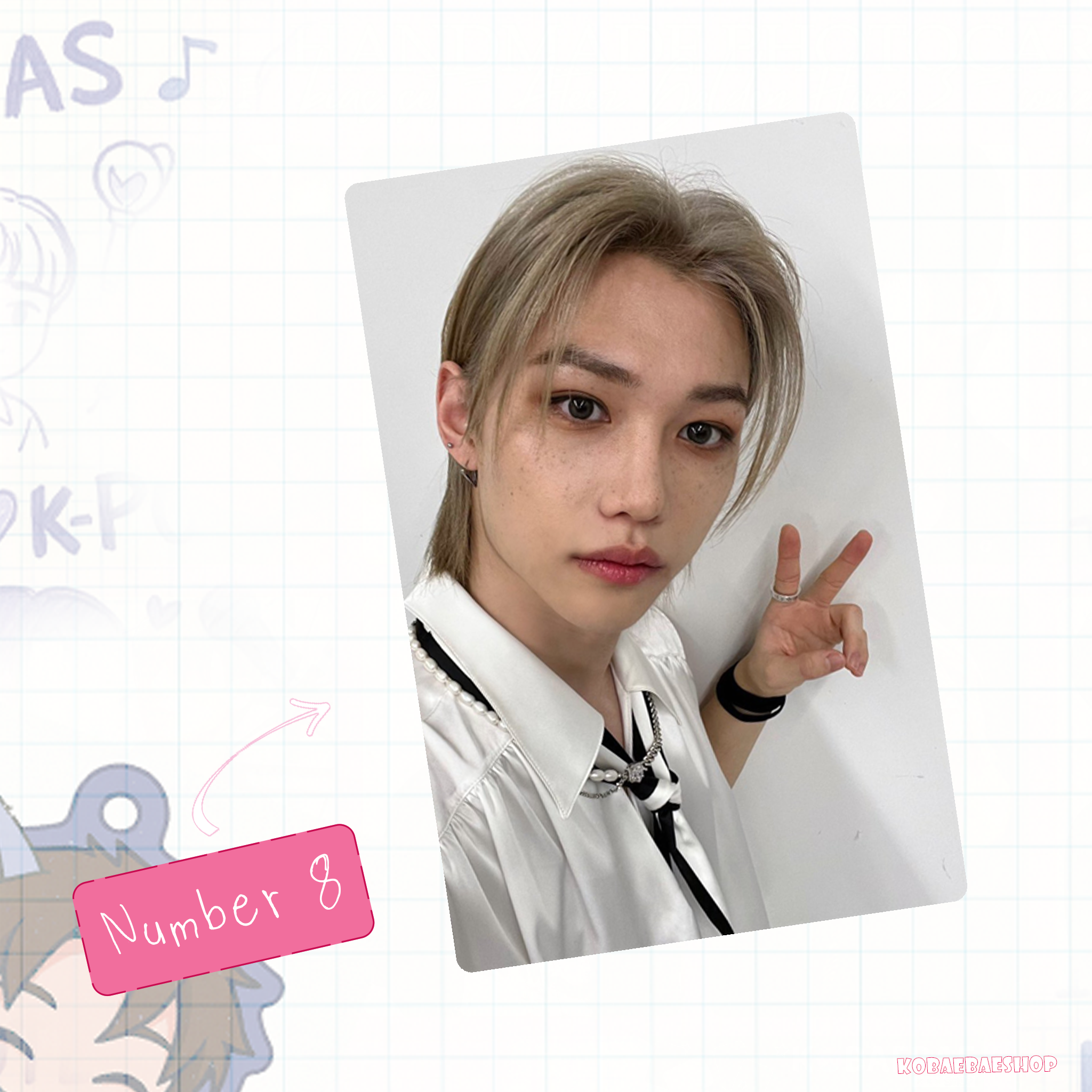 Skz - Lix Handmade photocards kpop inspired - Bias set 4