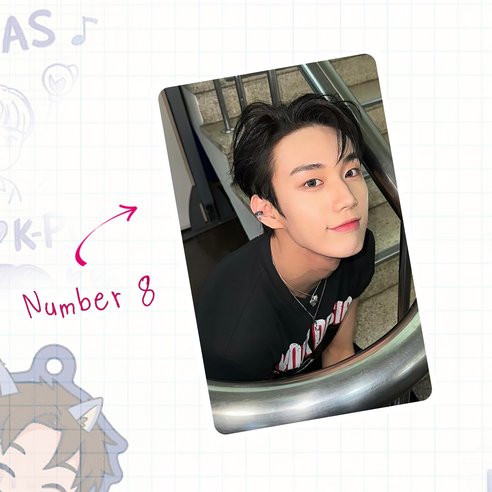 P1H - Tak handmade photocards kpop inspired - Set 1