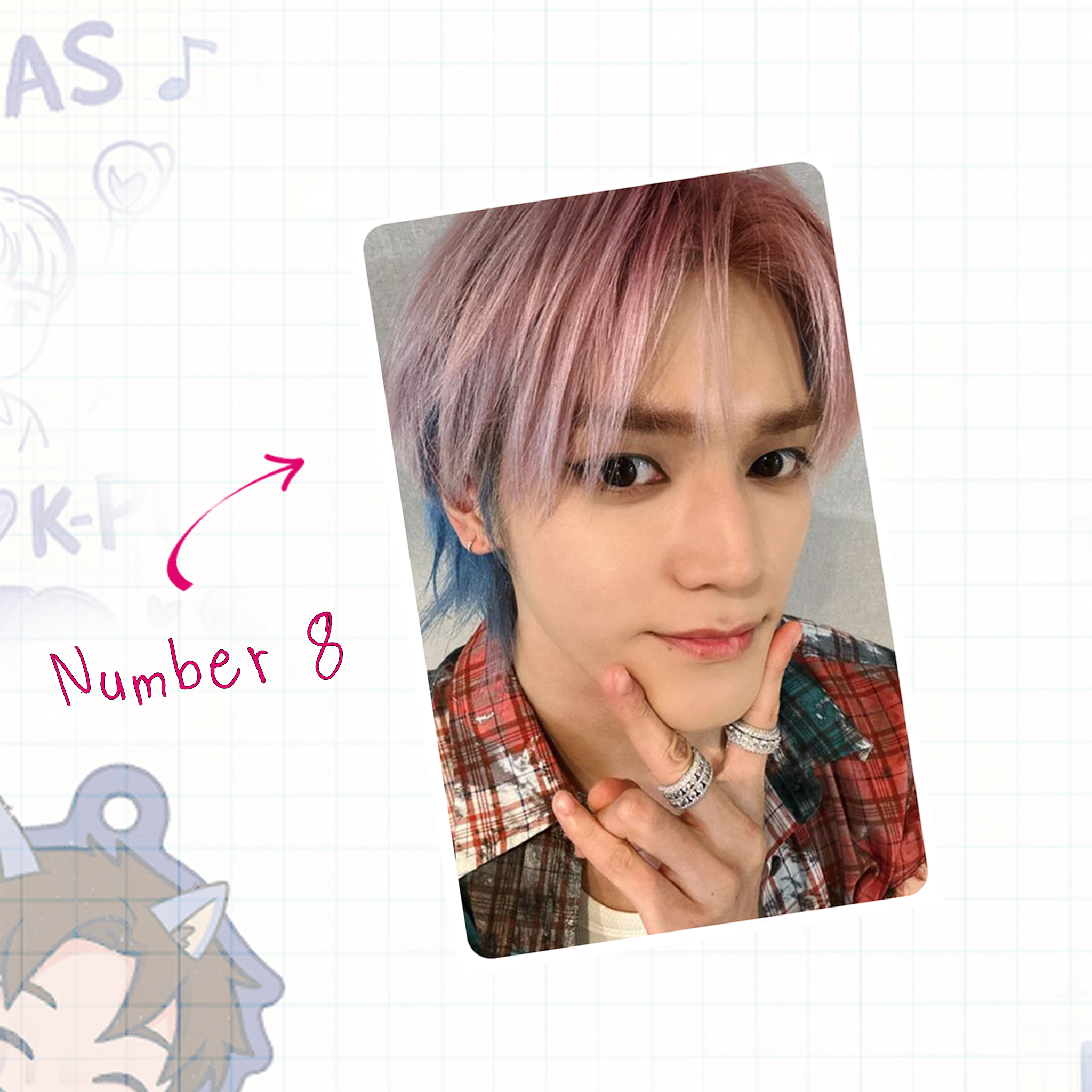NeoUnit - Tae handmade photocards kpop inspired - Set 1