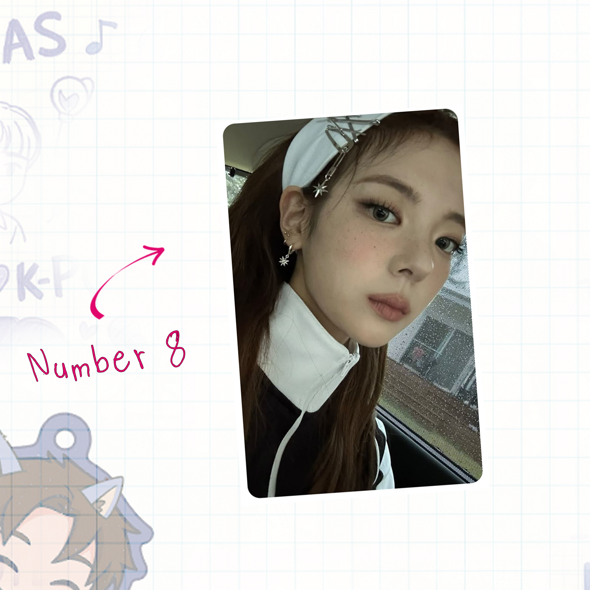 Itz - Lia handmade photocards kpop inspired - Set 1