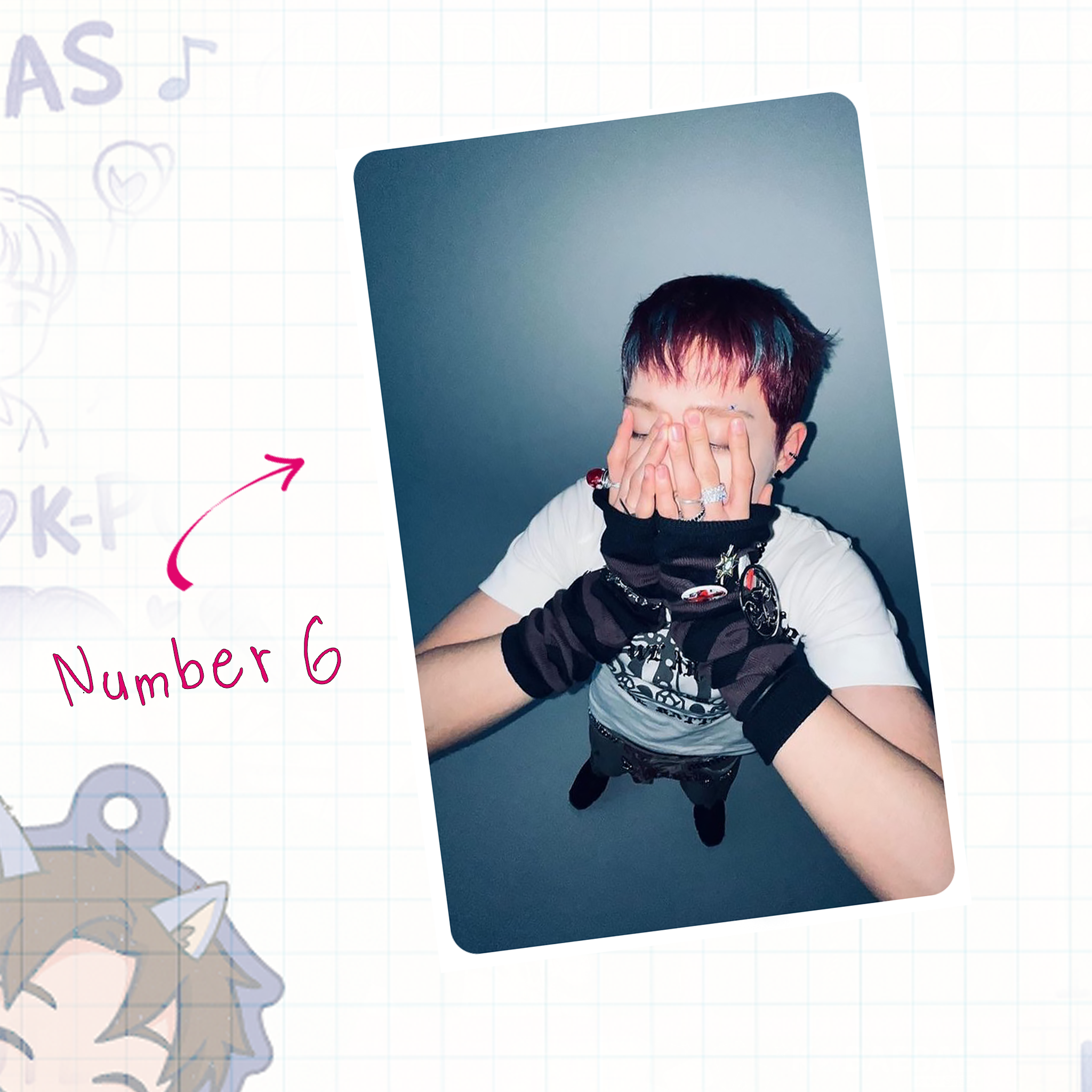 P1H - Kyo handmade photocards kpop inspired - Set 1