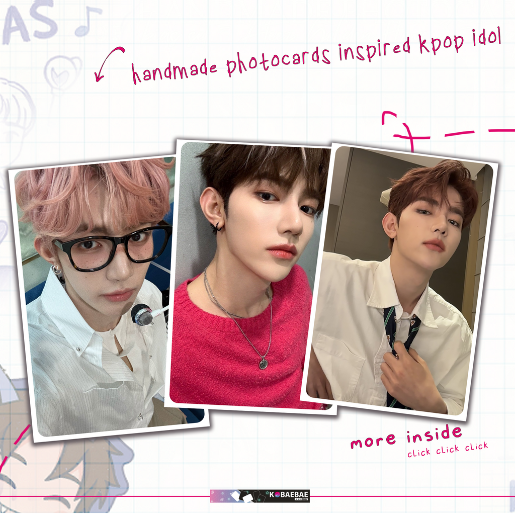Zb1 - Zhao Handmade photocards kpop inspired - Bias Set 1