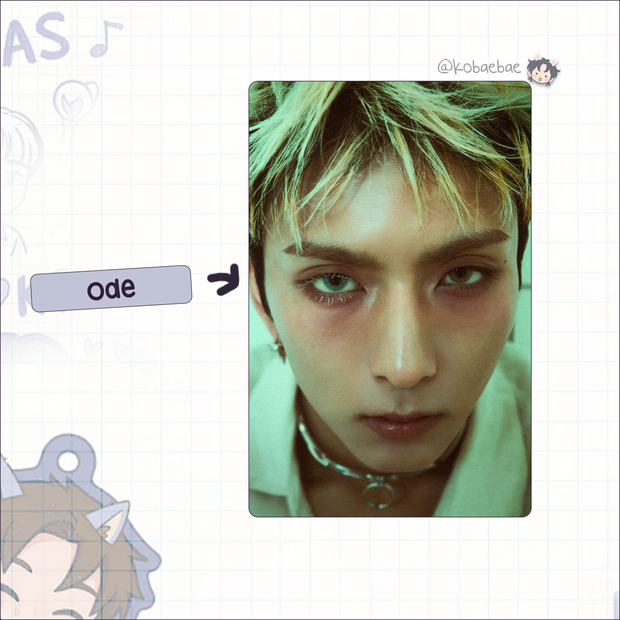 XHR - Fire My Sweet Mis. Handmade photocards kpop inspired - Bias set