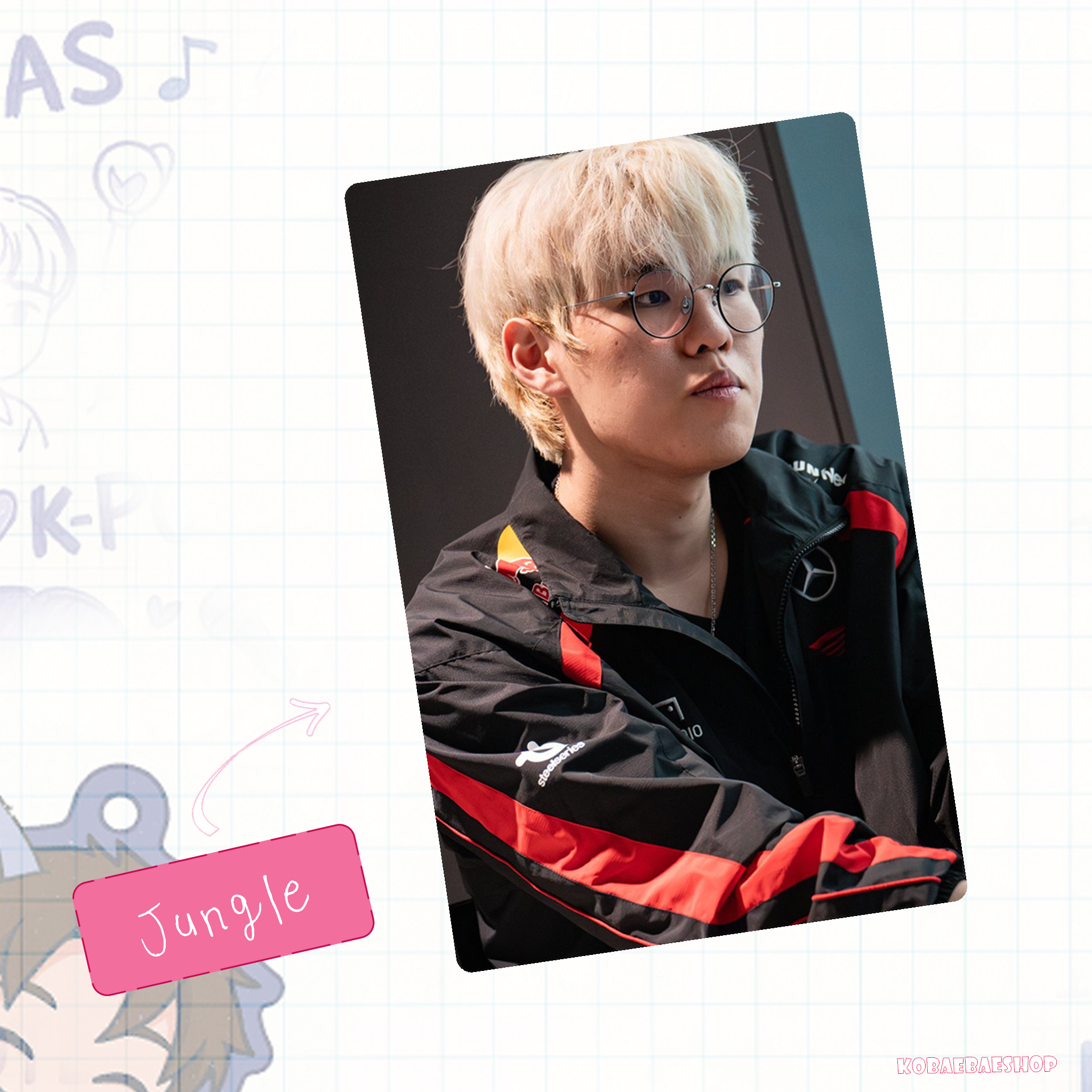 ProPlayer - Team Esports handmade photocards kpop inspired - Set 2