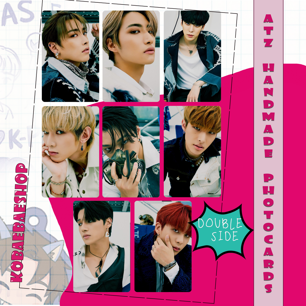 Atz - Pirates of Univers Handmade photocards kpop inspired - Double side set