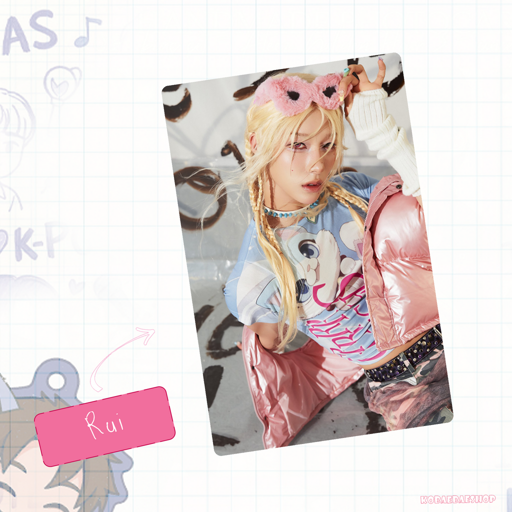 Xlov - Mini Album Handmade photocards kpop inspired - Bias Set 4