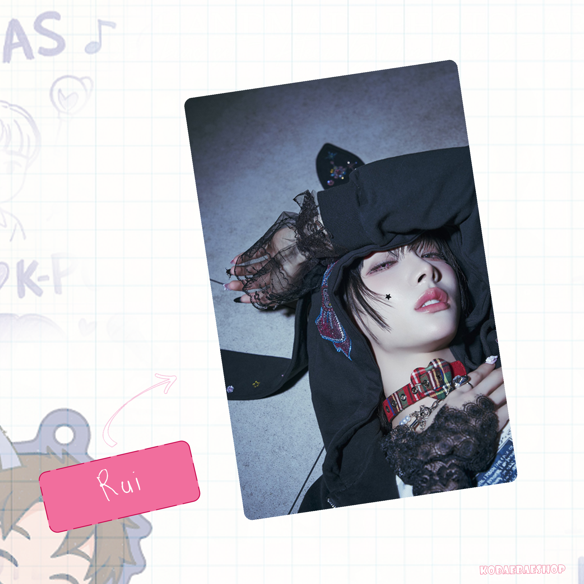 Xlov - Mini Album Handmade photocards kpop inspired - Bias Set 5