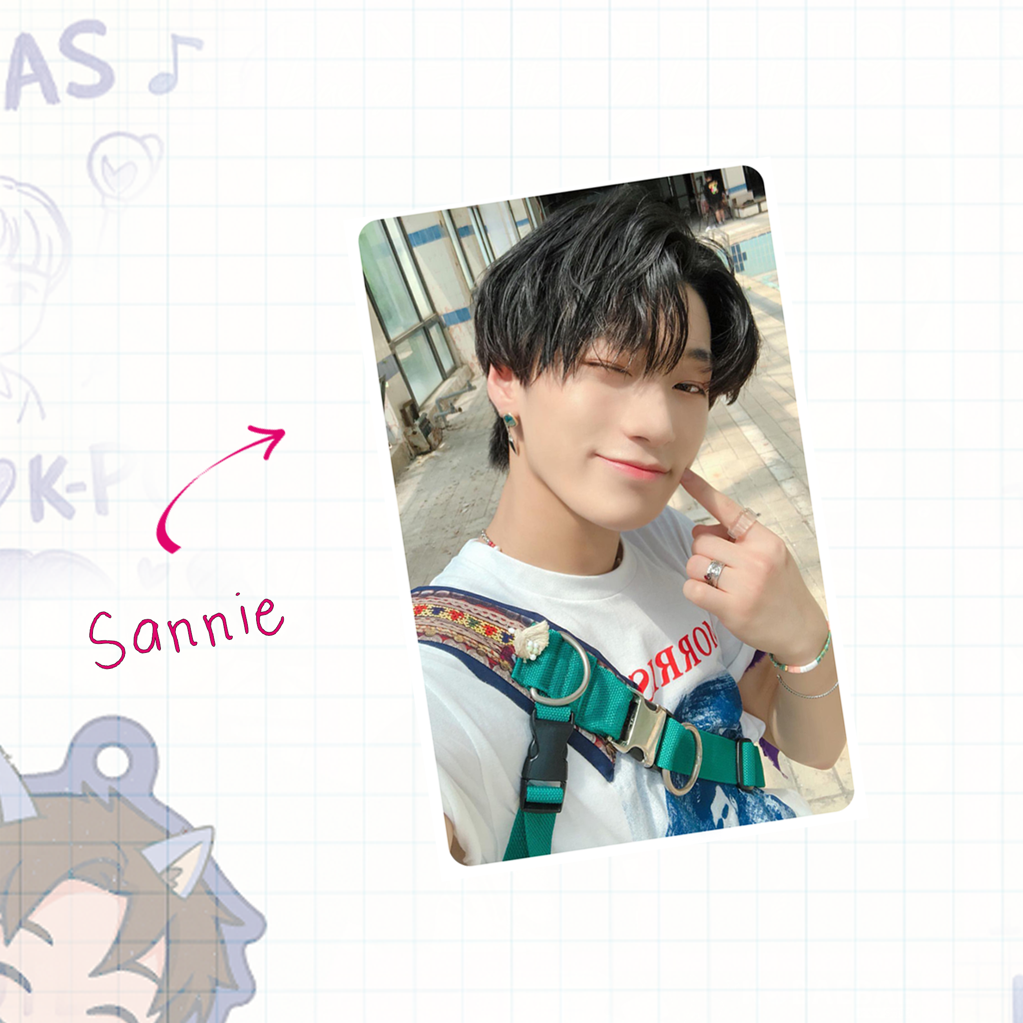 Atz - Ot8 handmade photocards kpop inspired - Set 1