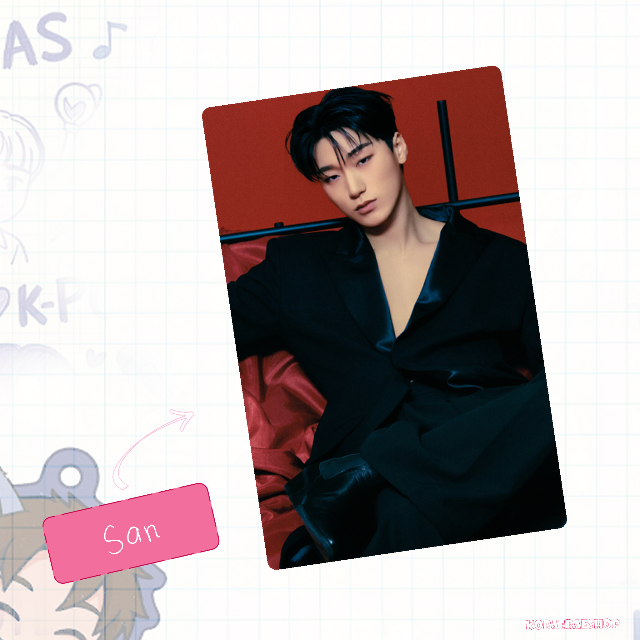 Atz - Golden H. 2 -  Handmade photocards kpop inspired - Diary vers.