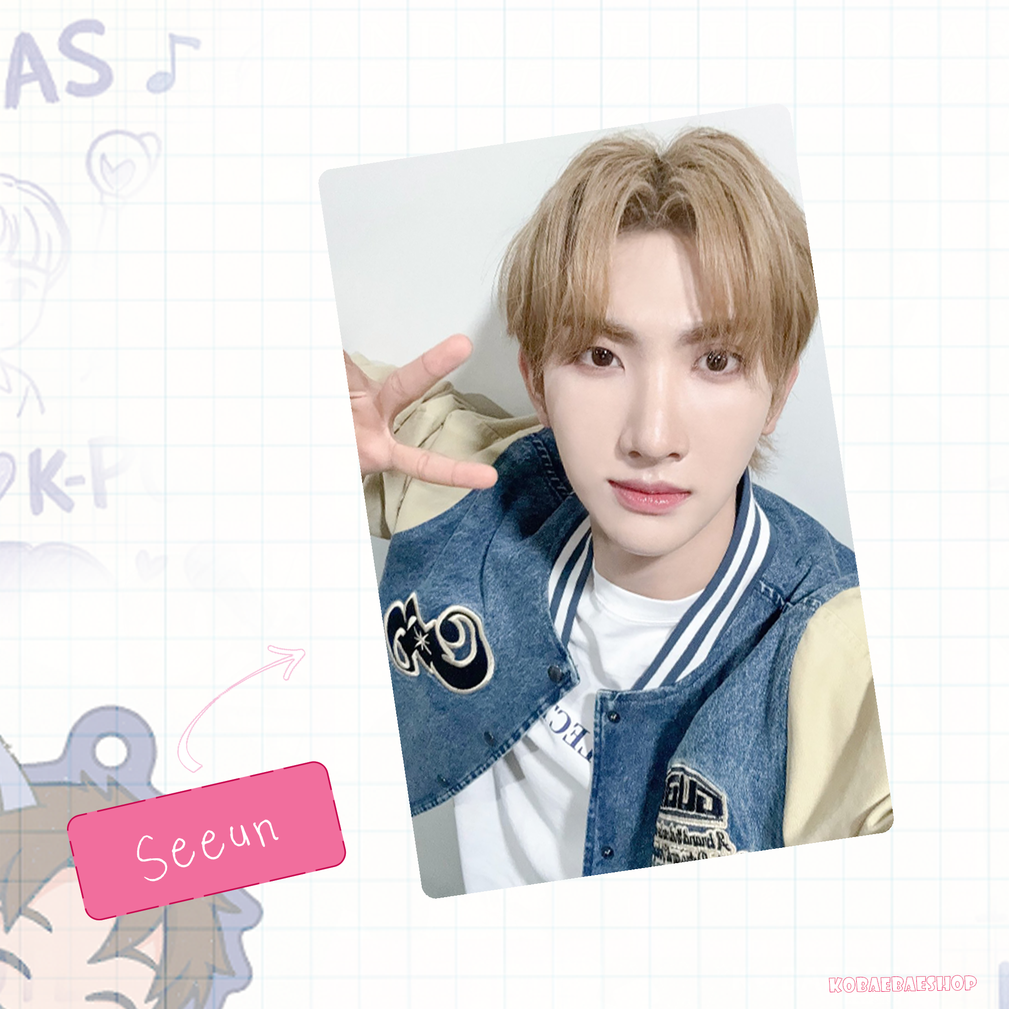 Xkrs - Radio Concept Handmade photocards kpop inspired - Bias set