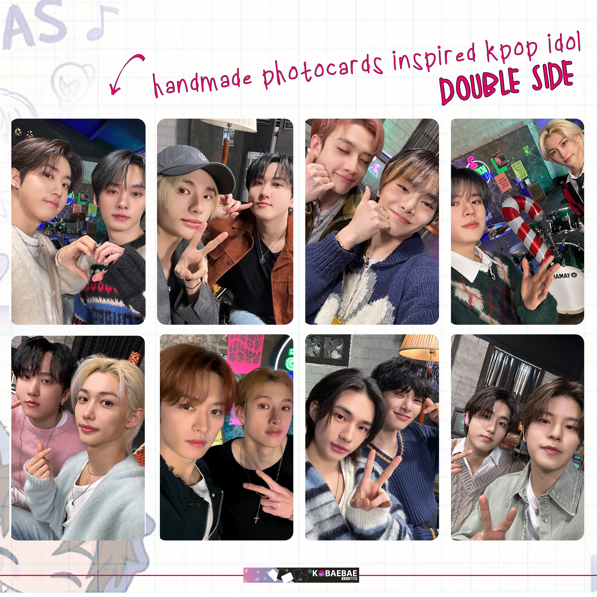 Skz - OT8 handmade 2kids room - set 1