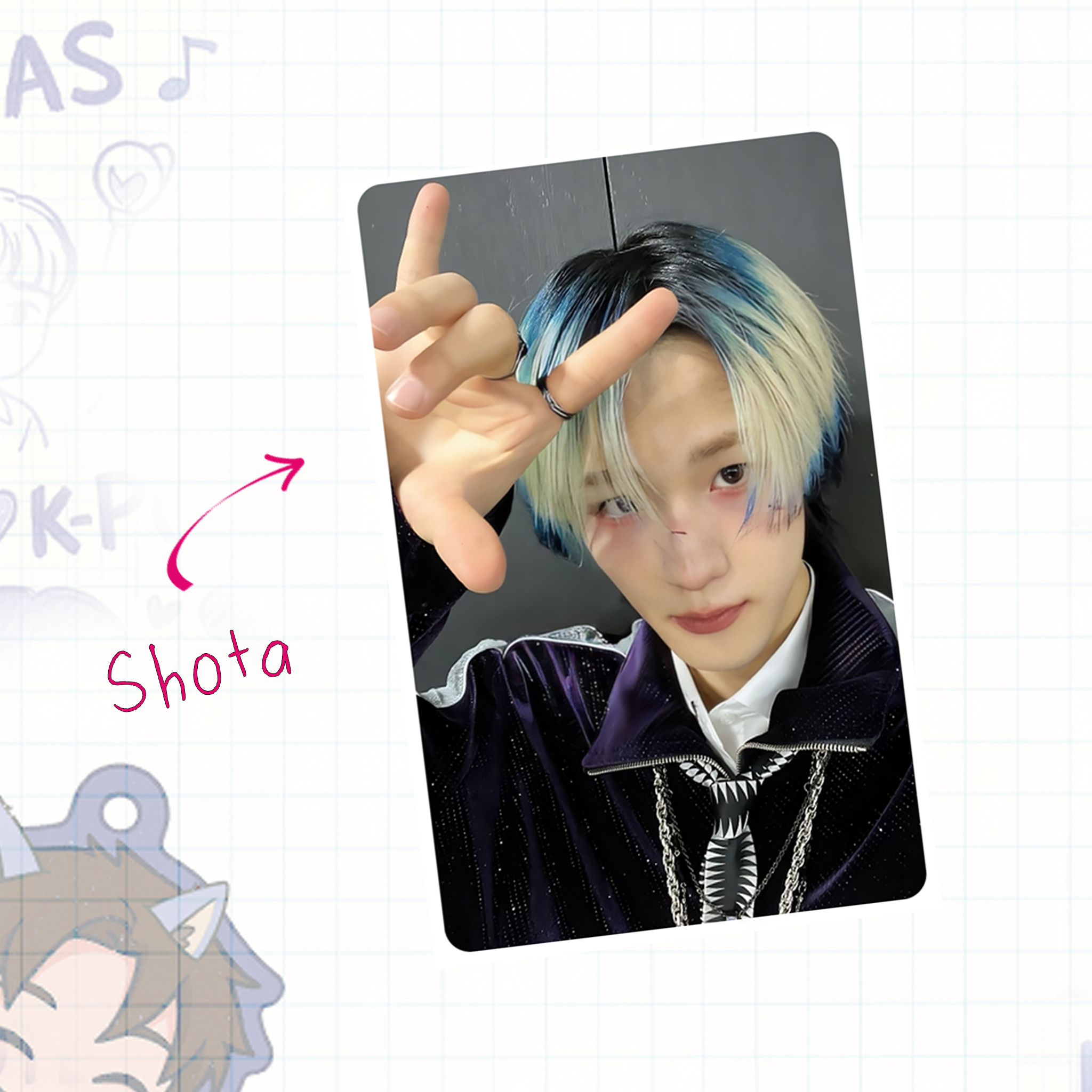 P1h - Ot6 handmade photocards kpop inspired - Set 1