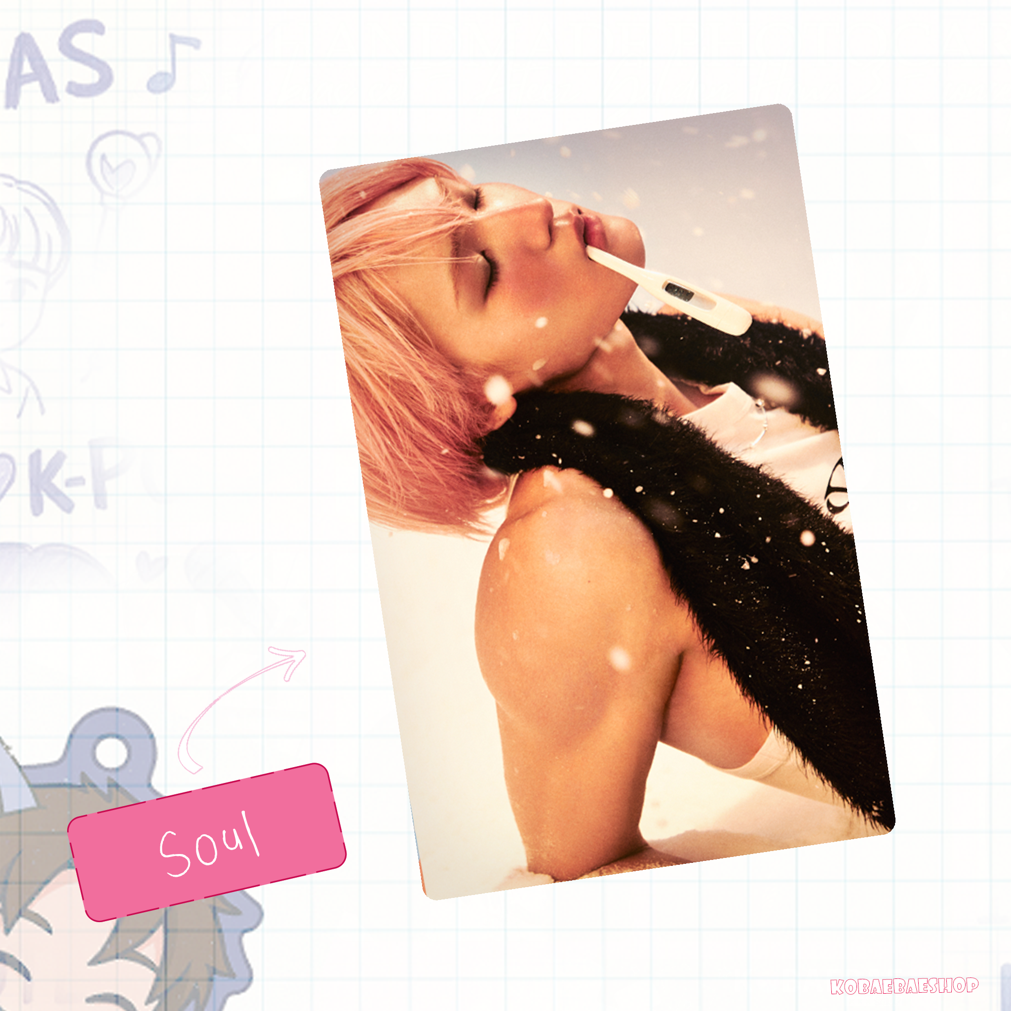 P1h - Duh Handmade photocards kpop inspired - U bias set