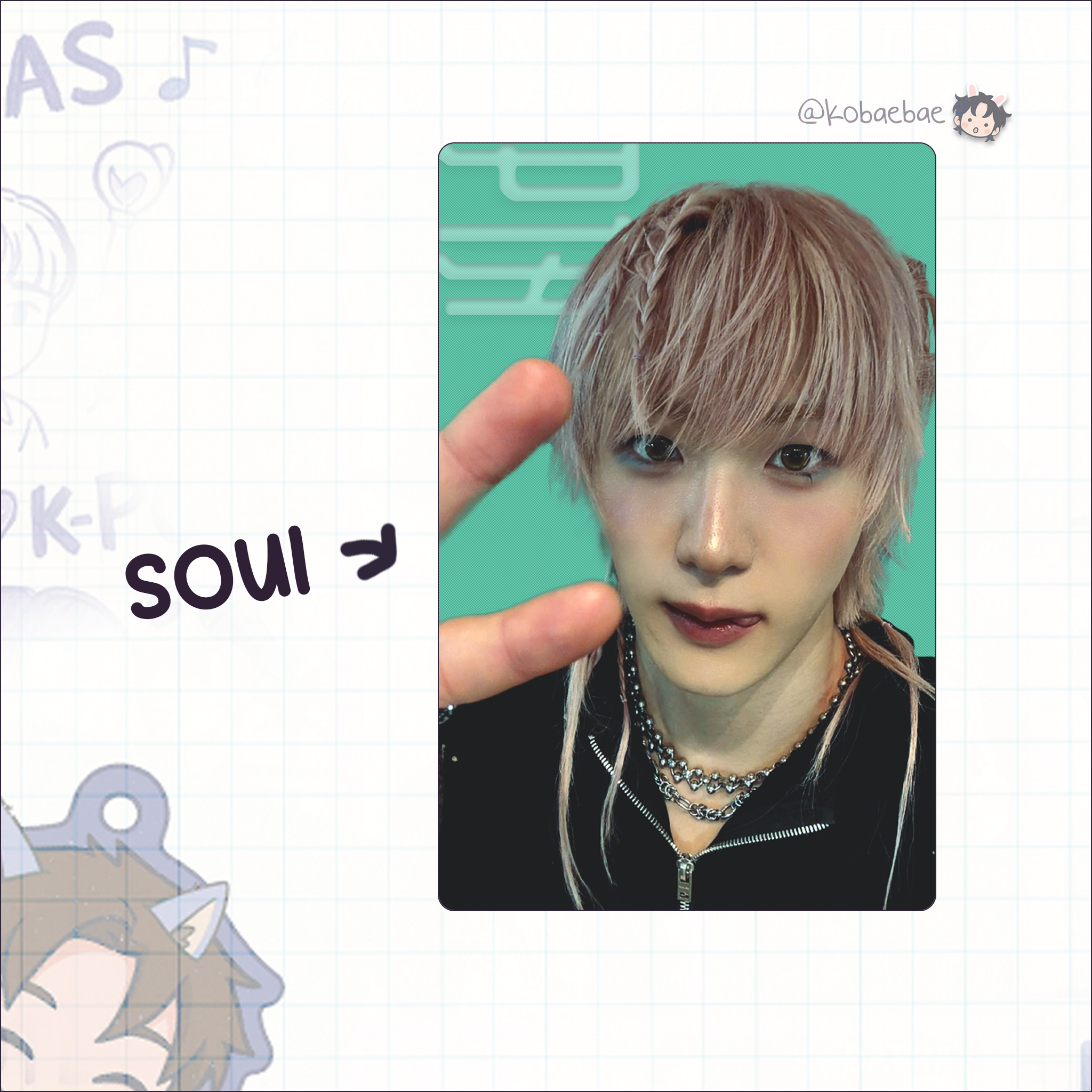 P1h - Holo Handmade photocards kpop inspired - Bias Set