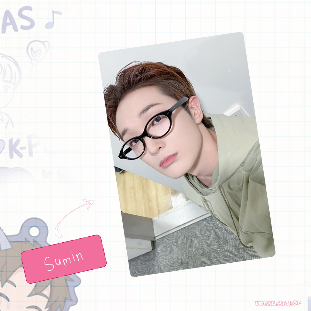 Xkrs - Radio Concept Handmade photocards kpop inspired - Bias set