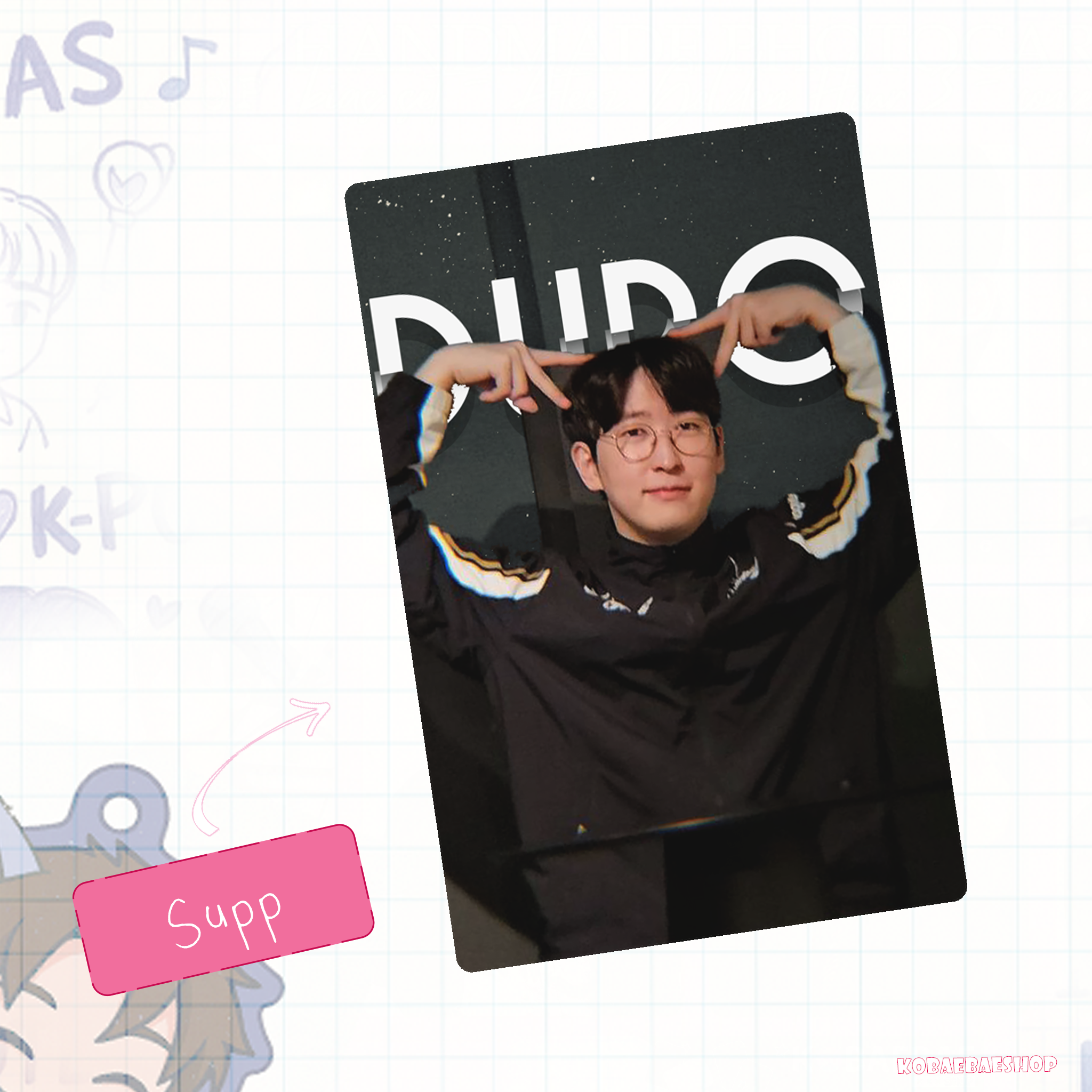ProPlayer - Team Esports 24 handmade photocards kpop inspired - set 1