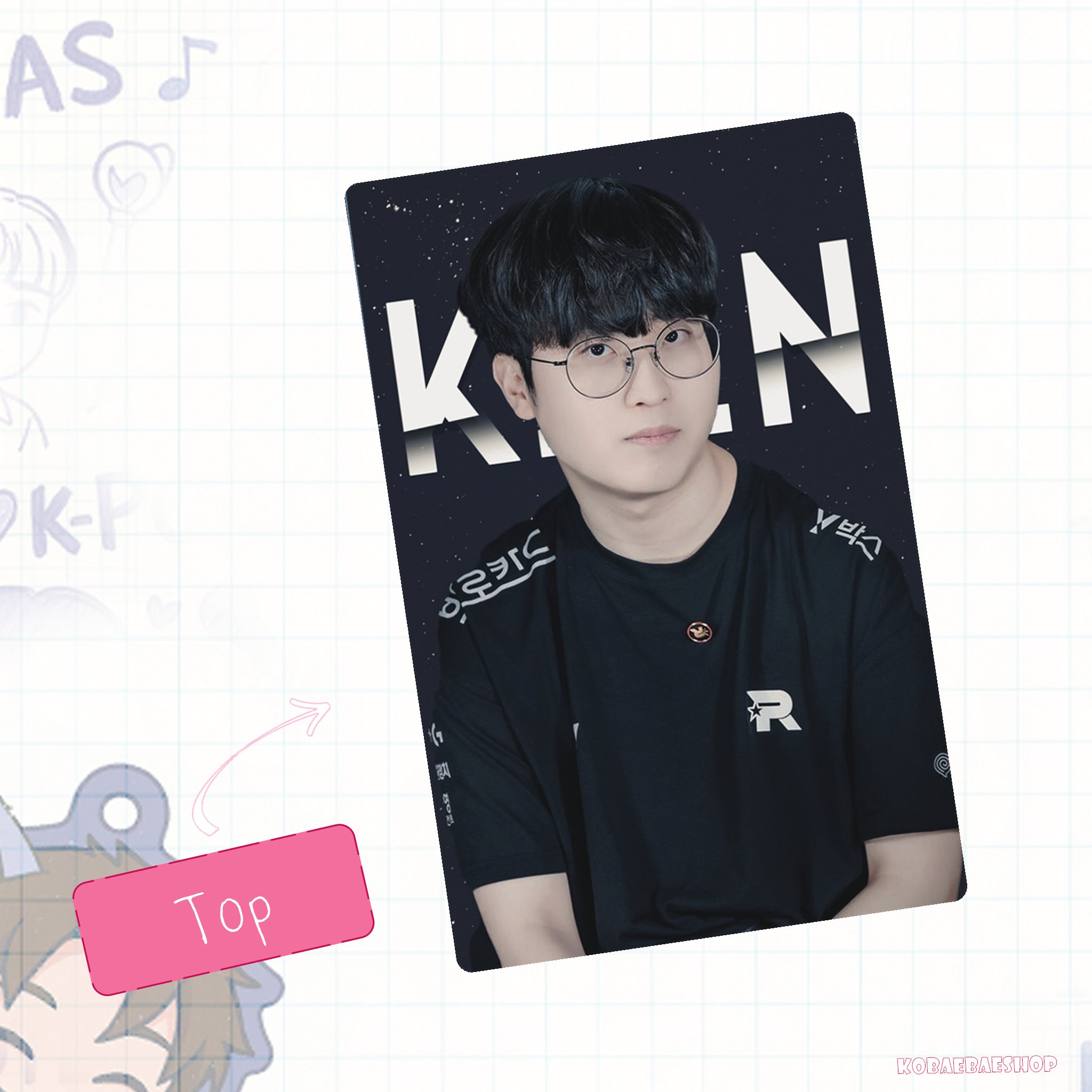 ProPlayer - Team Esports 24 handmade photocards kpop inspired - set 1