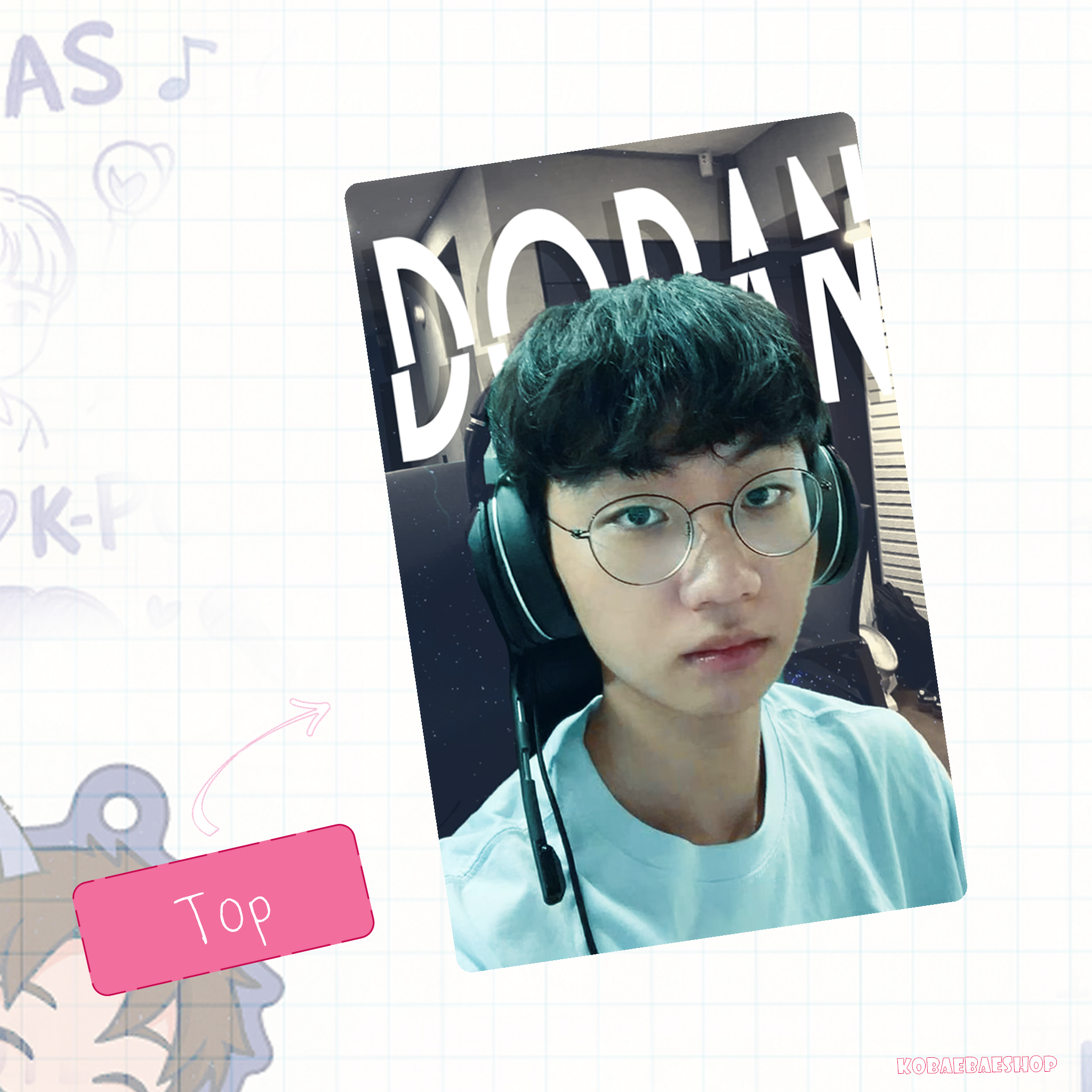 ProPlayer - Team Esports 25 handmade photocards kpop inspired - Set 4