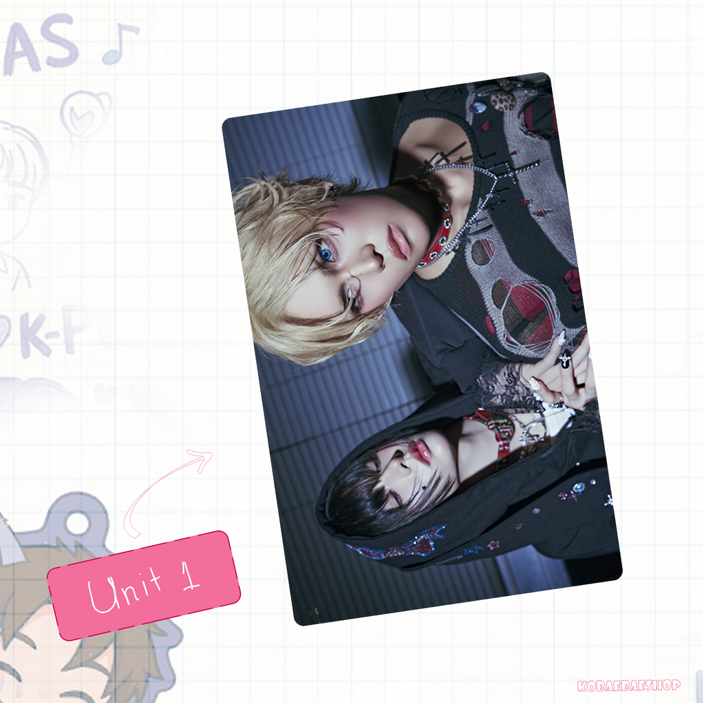 Xlov - Mini Album Handmade photocards kpop inspired - Bias Set 5