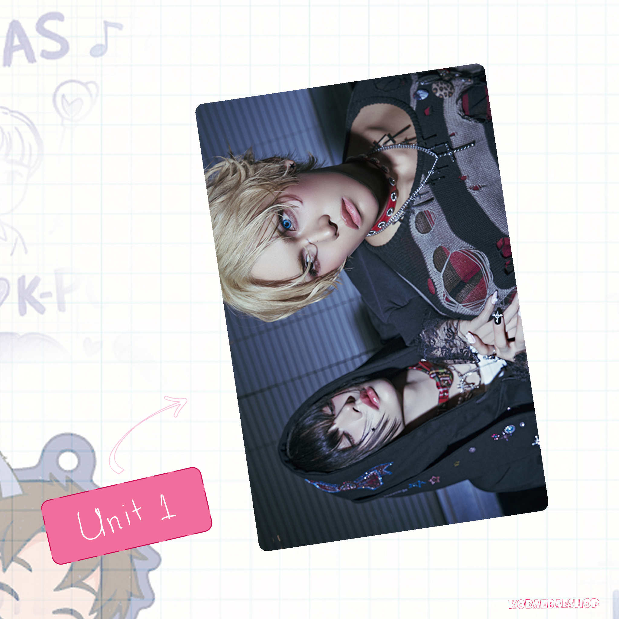 Xlov - Mini Album Handmade photocards kpop inspired - Bias Set 5