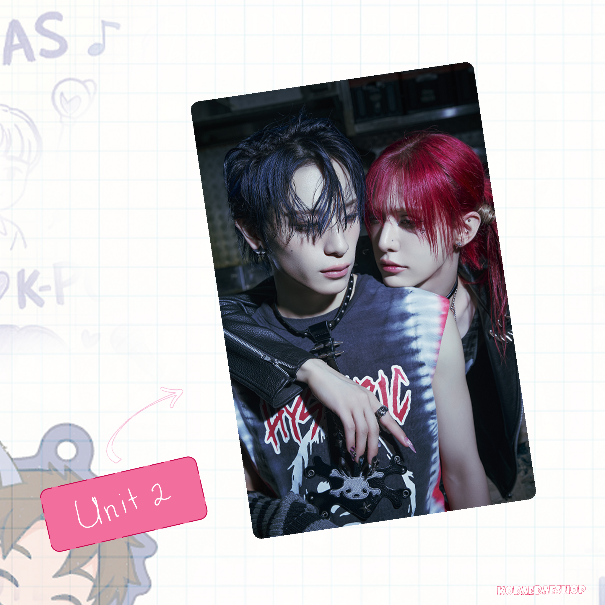 Xlov - Mini Album Handmade photocards kpop inspired - Bias Set 5