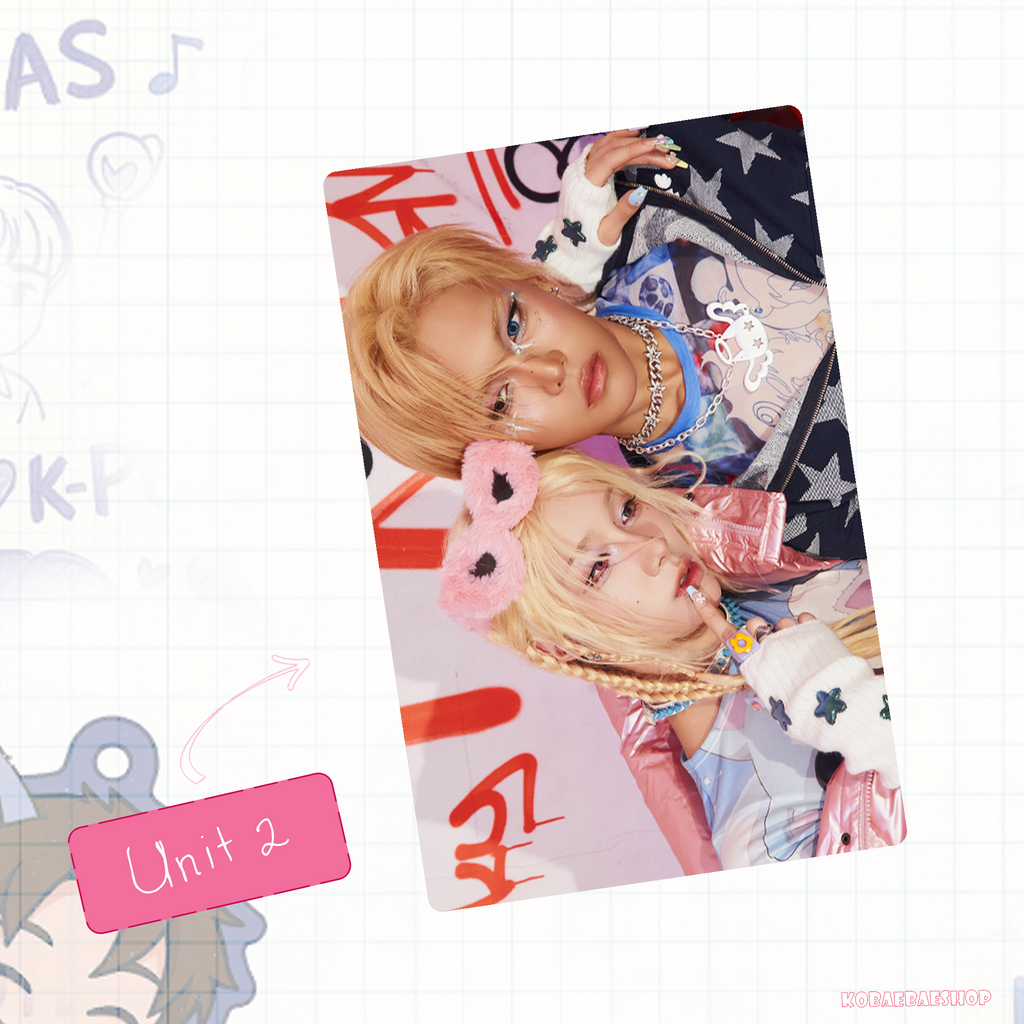 Xlov - Mini Album Handmade photocards kpop inspired - Bias Set 4