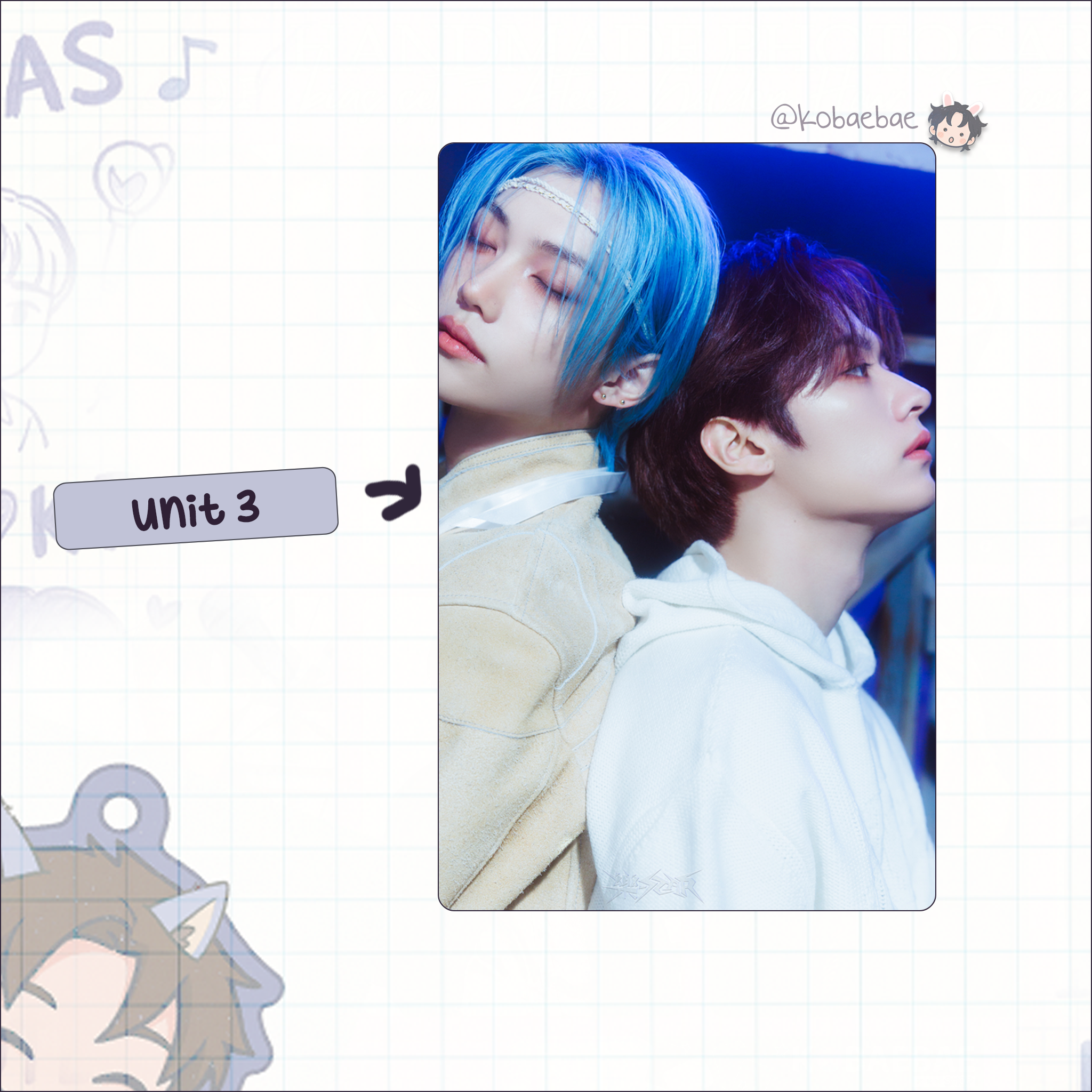 Skz - Rockstar Handmade photocards kpop inspired - Bias set 2