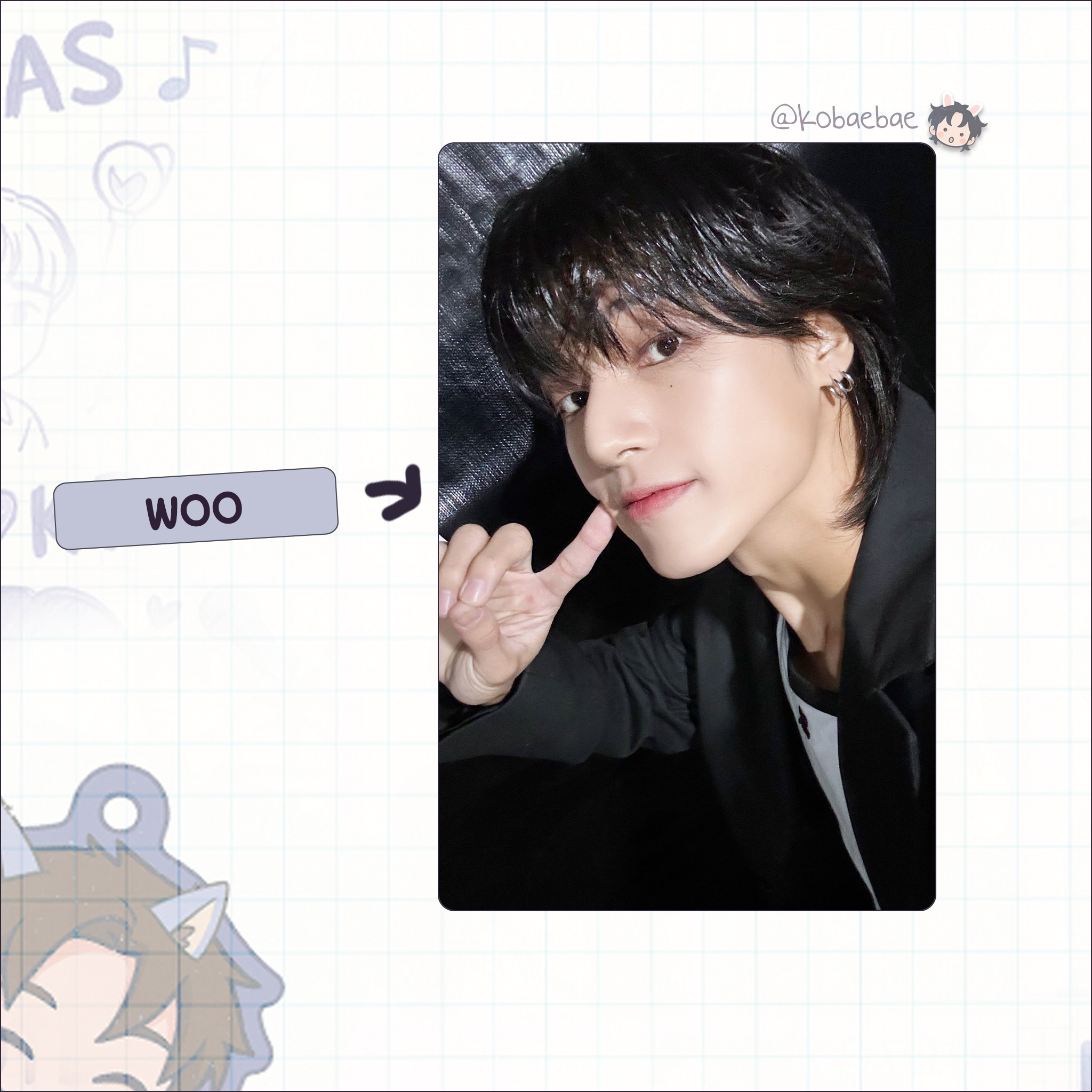 Atz - G. M. Festival Handmade photocards kpop inspired - Bias set