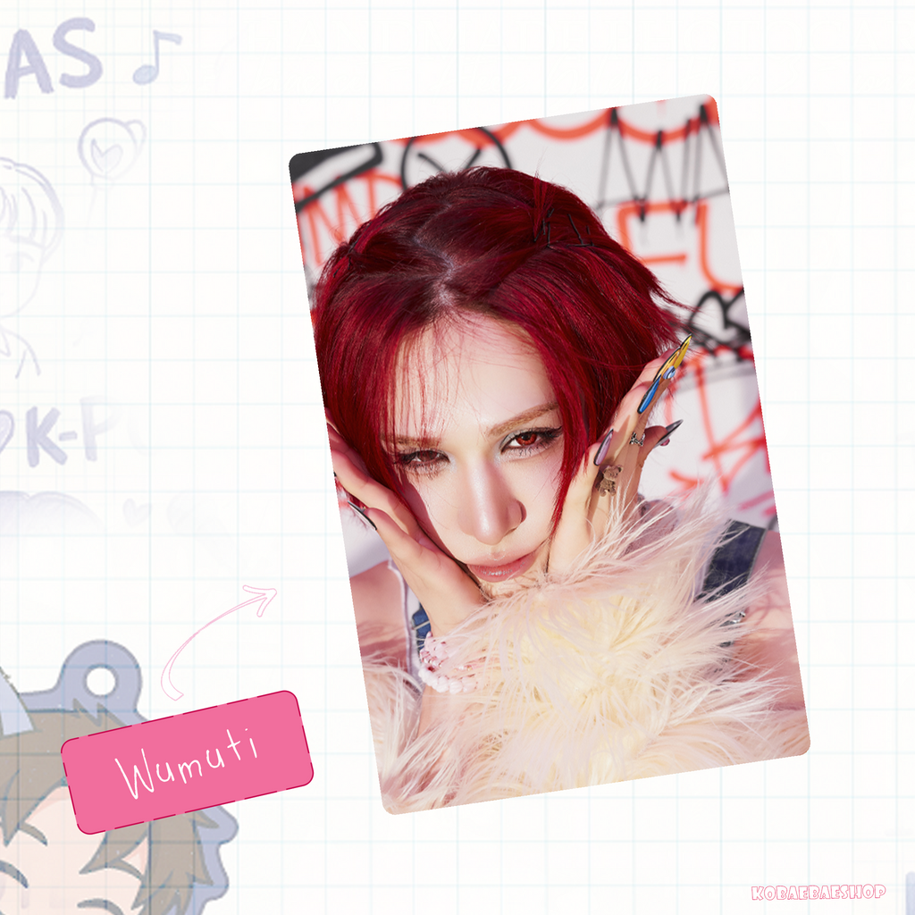 Xlov - Mini Album Handmade photocards kpop inspired - Bias Set 4