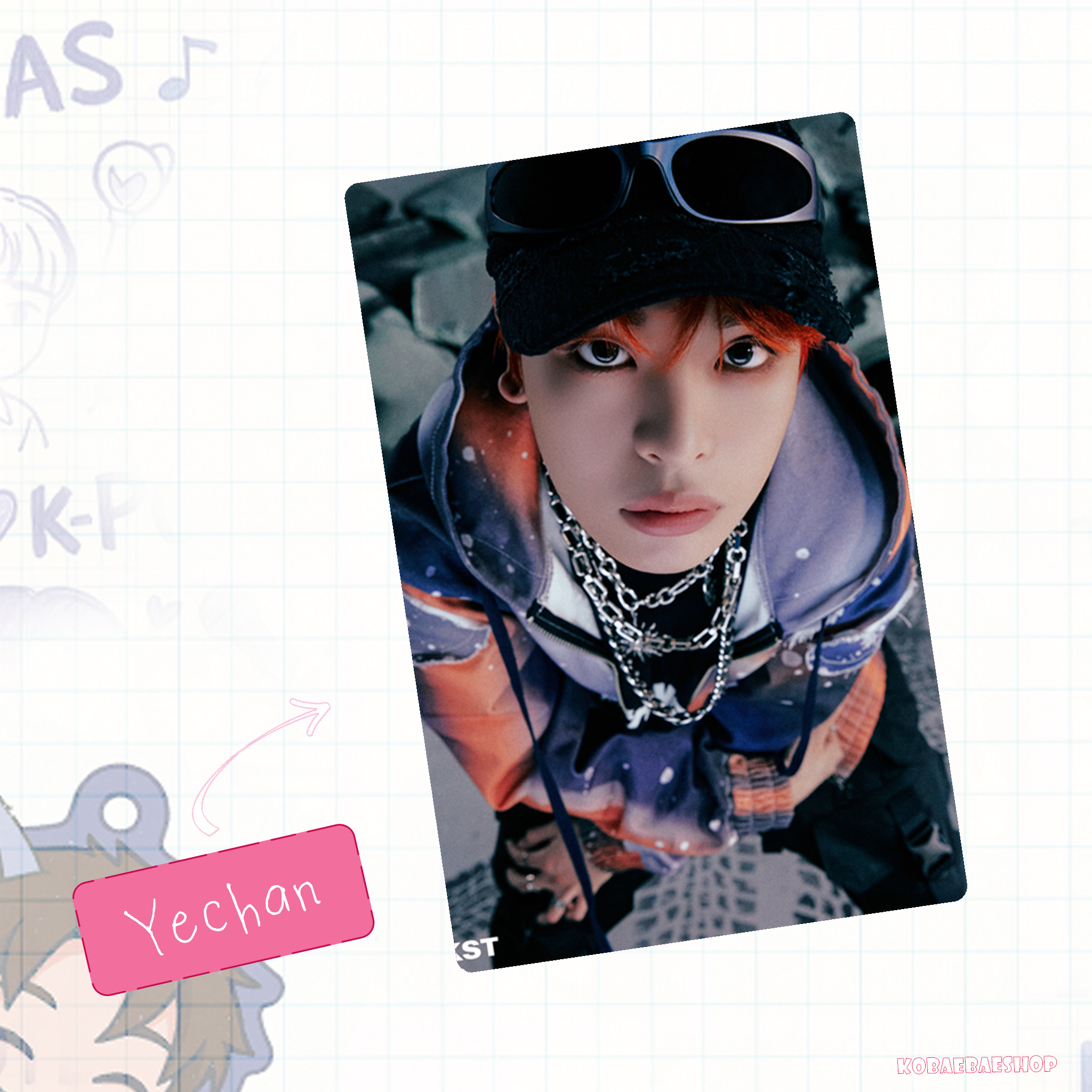 Xkrs - Watch Out (Hik. vers) Handmade photocards kpop inspired - Bias set