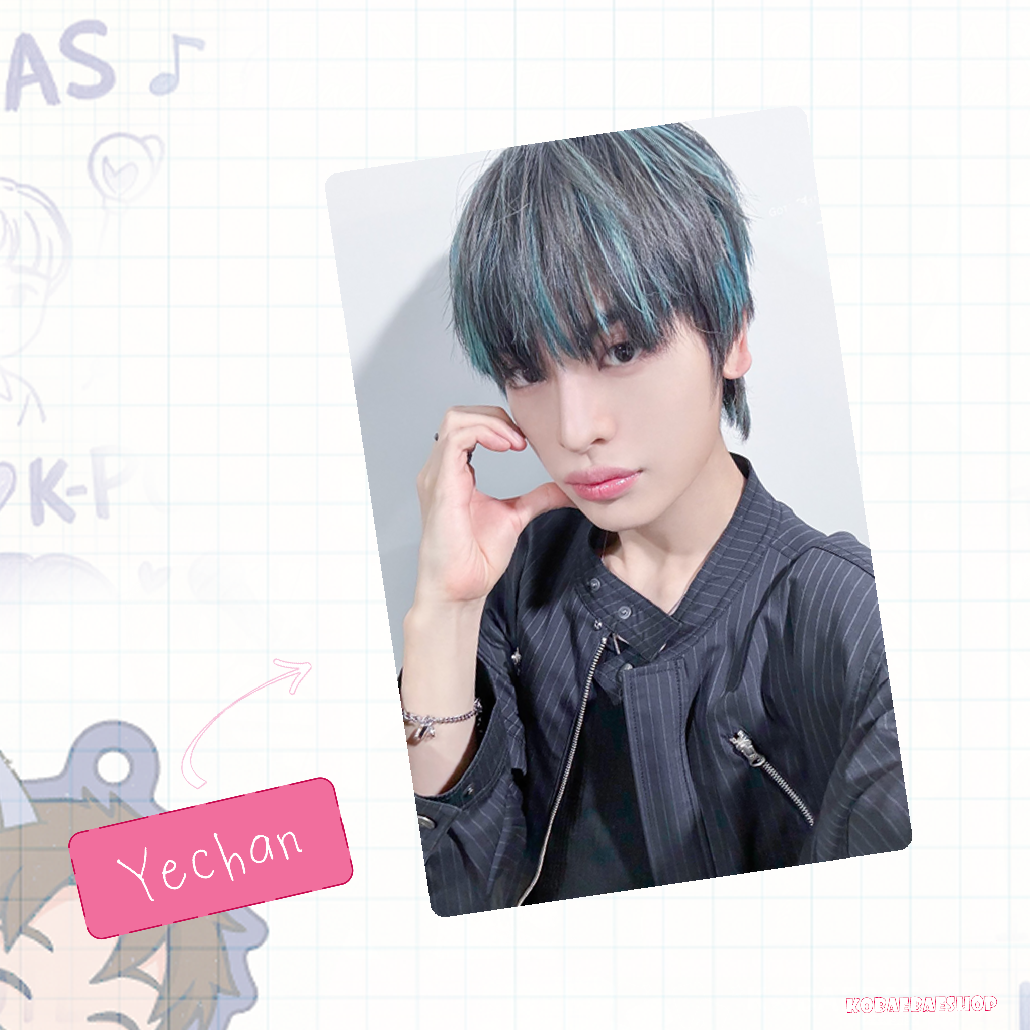 Xkrs - Radio Concept Handmade photocards kpop inspired - Bias set