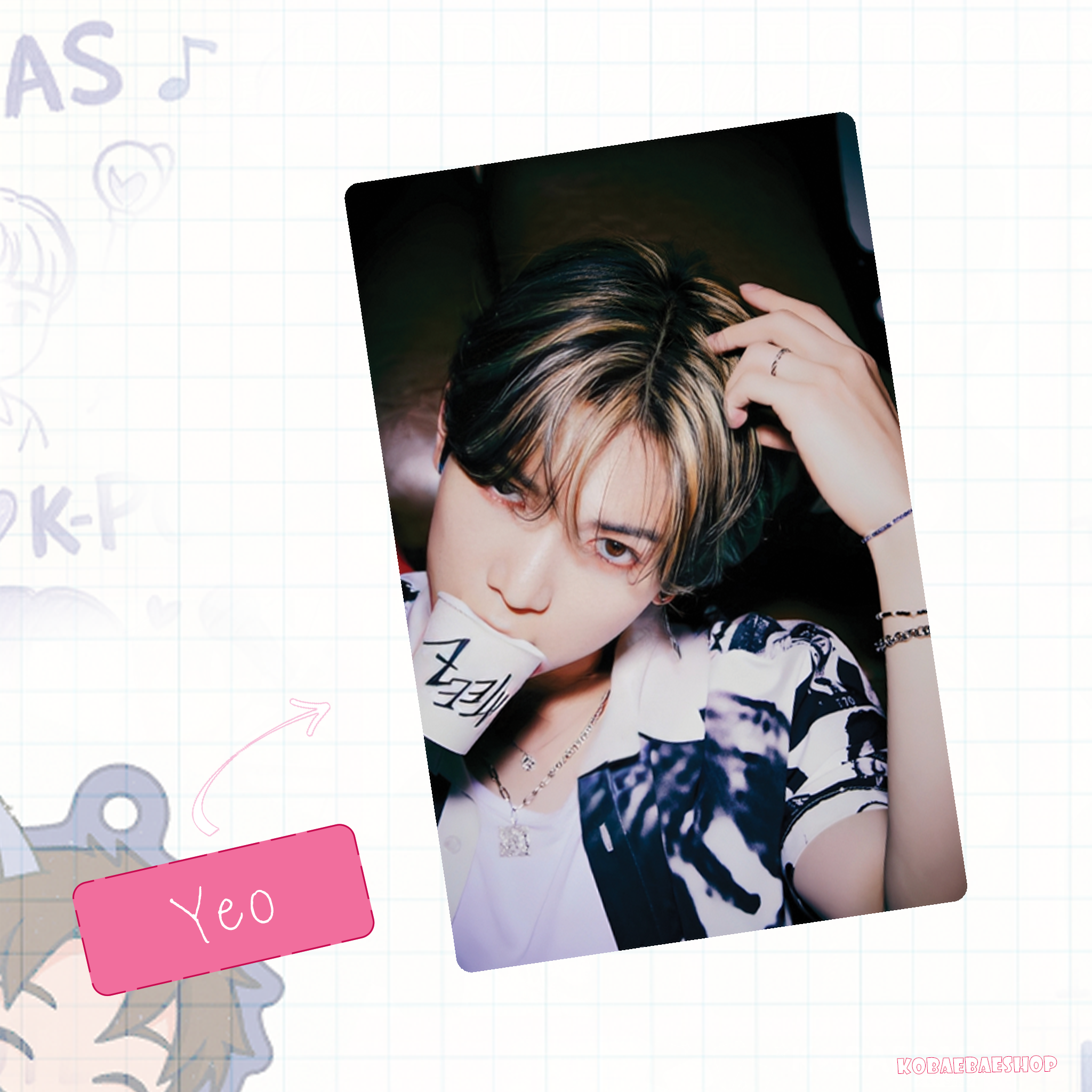 Atz - Backstage Rockin' Handmade photocards kpop inspired - Bias set